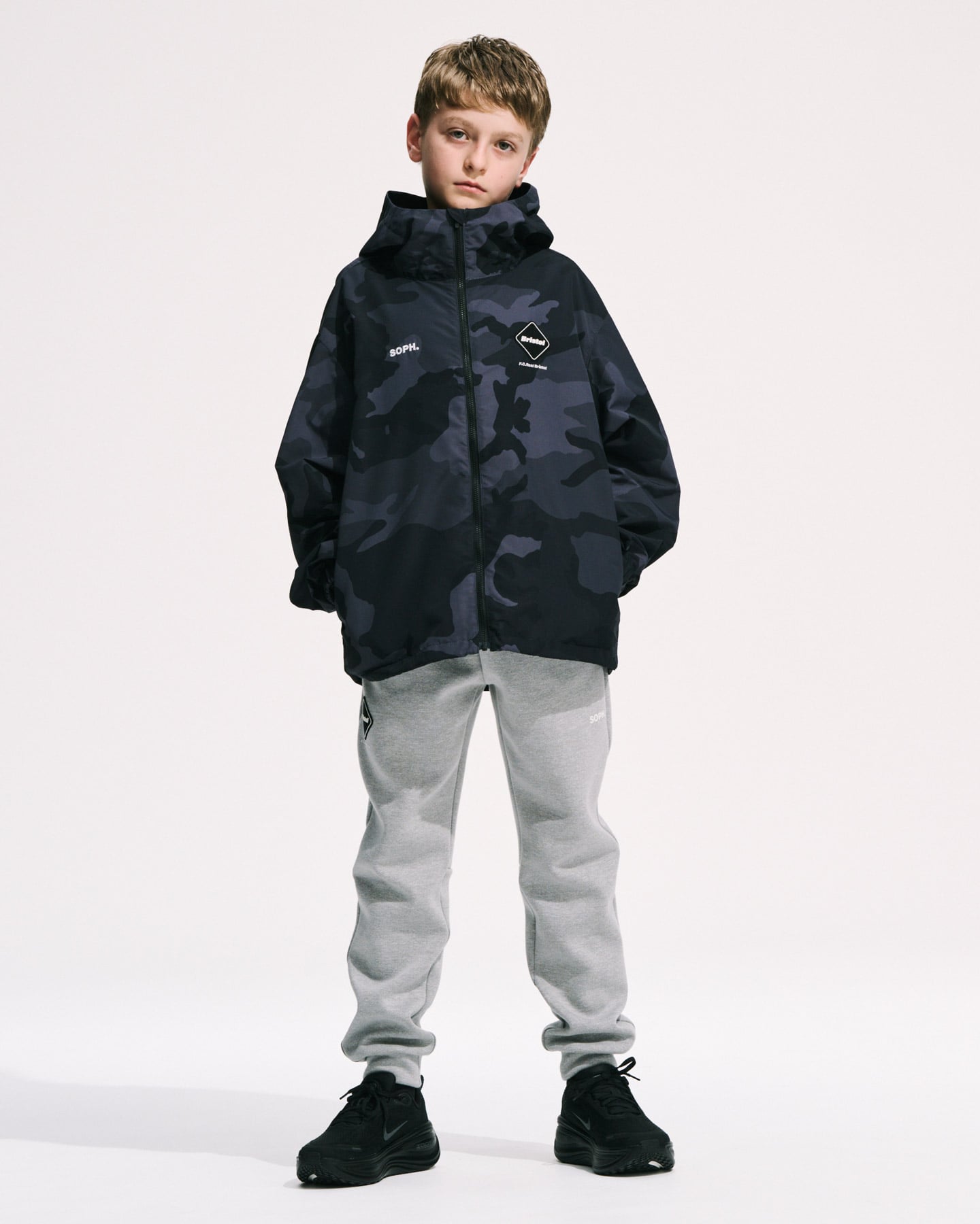 SOPH. | SUPPLEX NYLON HOODED BLOUSON(M(120-130) PINK):