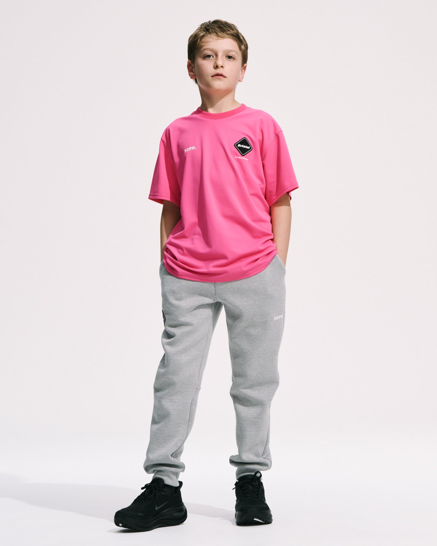 SOPH. | ATHLETIC S/S TOP(M(120-130) BLACK):