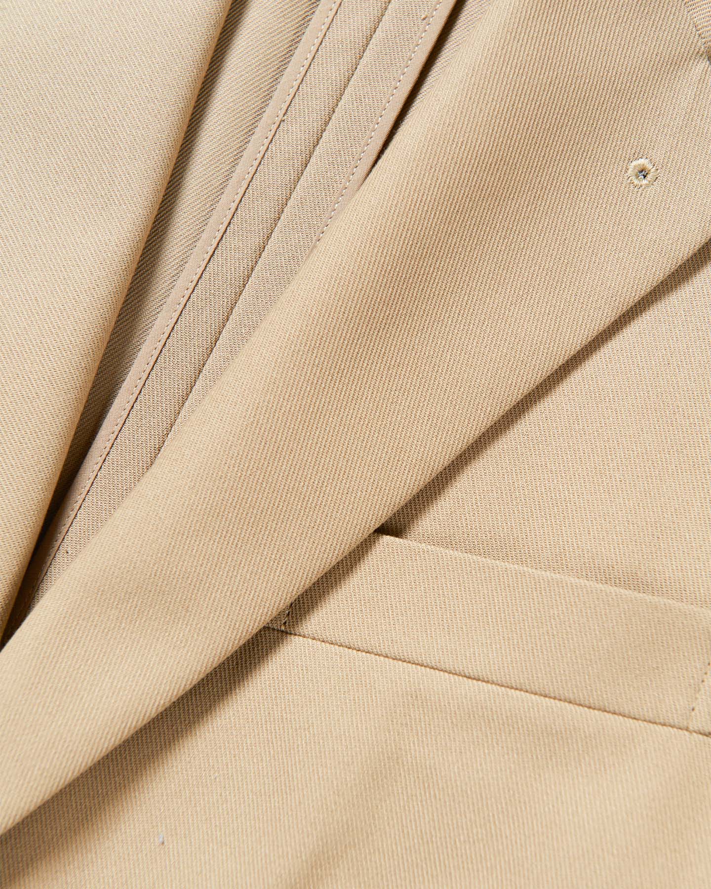 SOPH. | HIGH TWISTED WASHER COTTON SERGE 2BUTTON JACKET(M BEIGE):