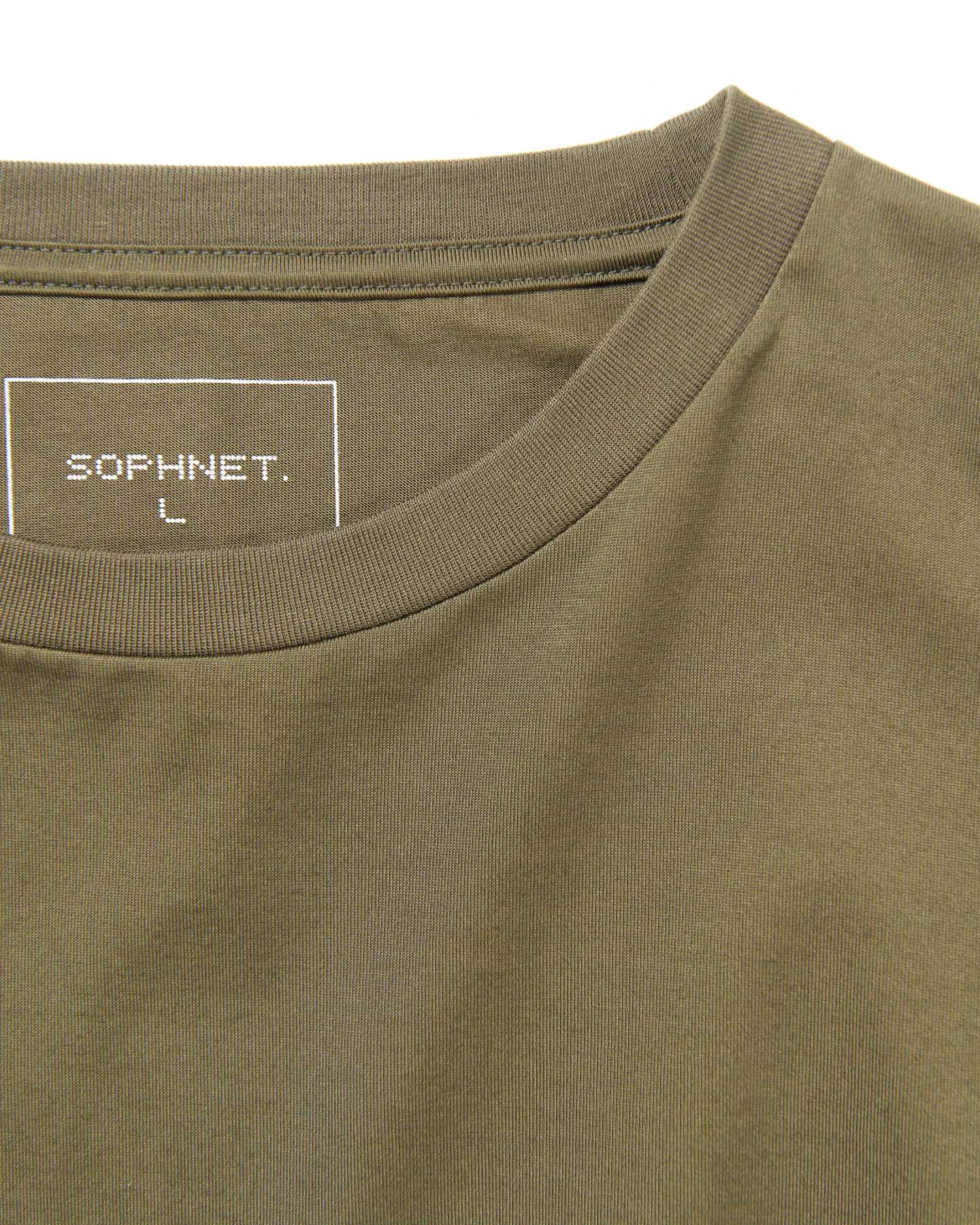 SOPH. | ESSENTIAL L/S TEE(M KHAKI):