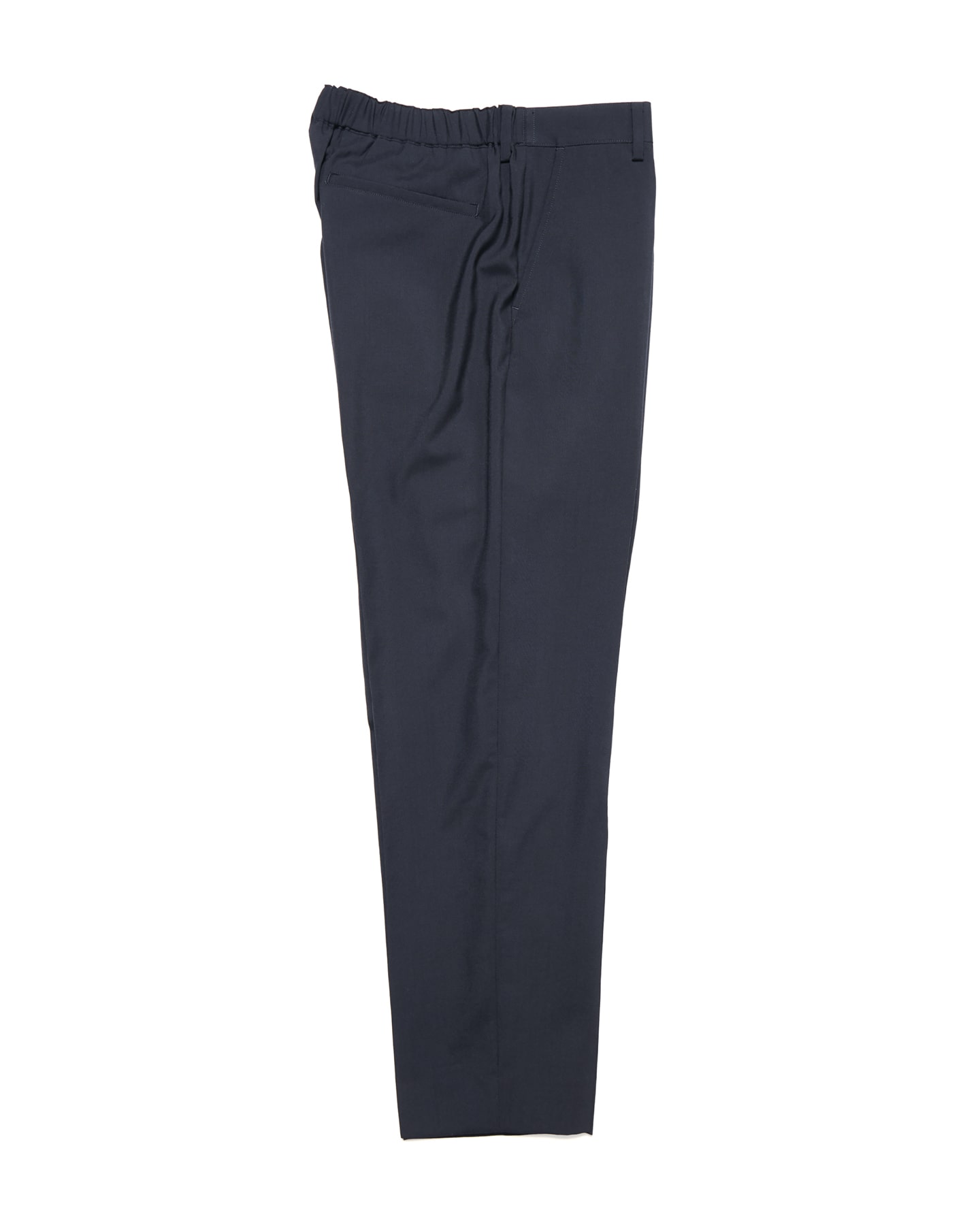 SOPH. | SUMMER MERINO WOOL TAPERED EASY SLACKS(M NAVY):