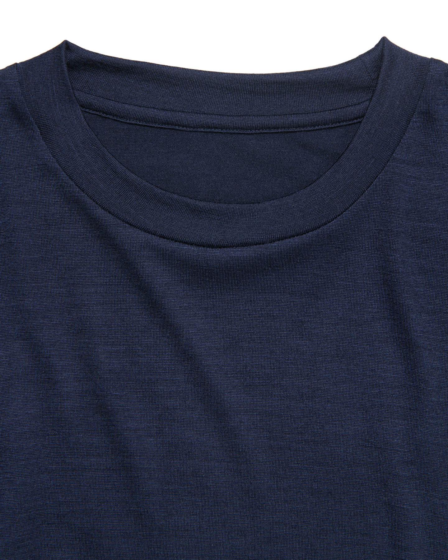 SOPH. | WASHABLE WOOL L/S TOP(M NAVY):