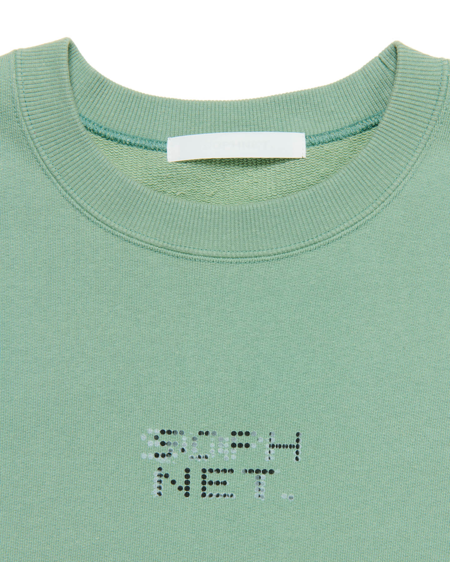 SOPH. | SIMON TAYLOR: DOT MASK CREWNECK(S LIGHT BLUE):