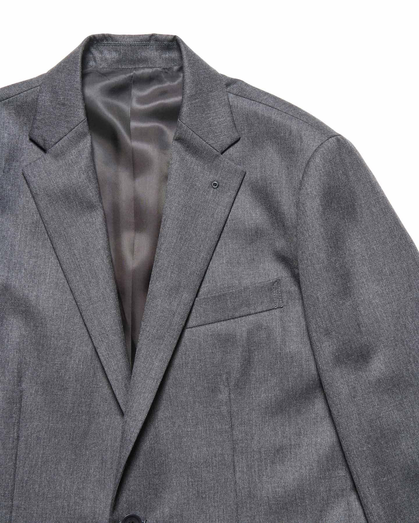 SOPH. | FLANNEL WOOL STANDARD 2BUTTON JACKET(2 (M) CHARCOAL GRAY):