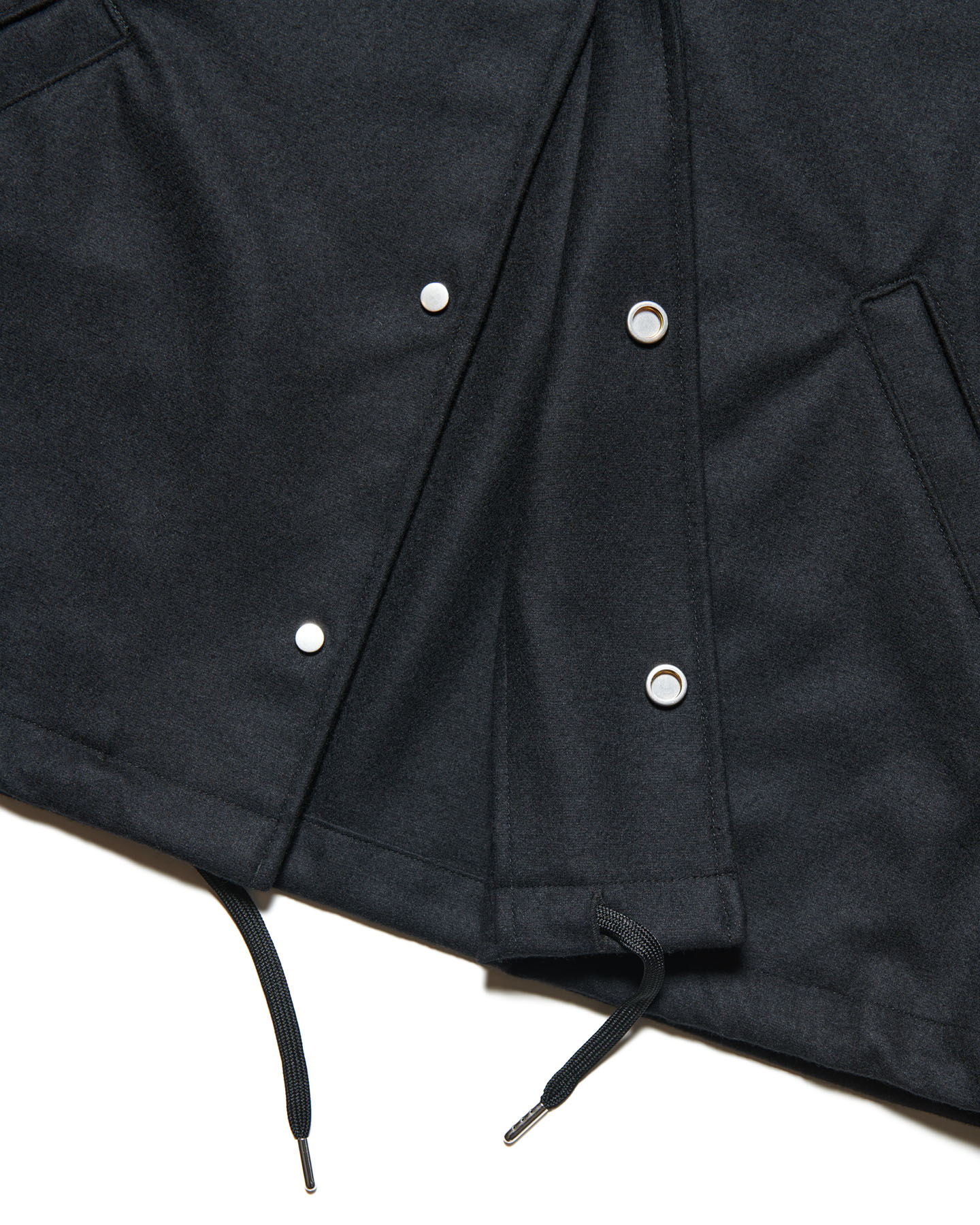 SOPH. | LIGHT MELTON WOOL COACH JACKET(1 (S) BLACK):