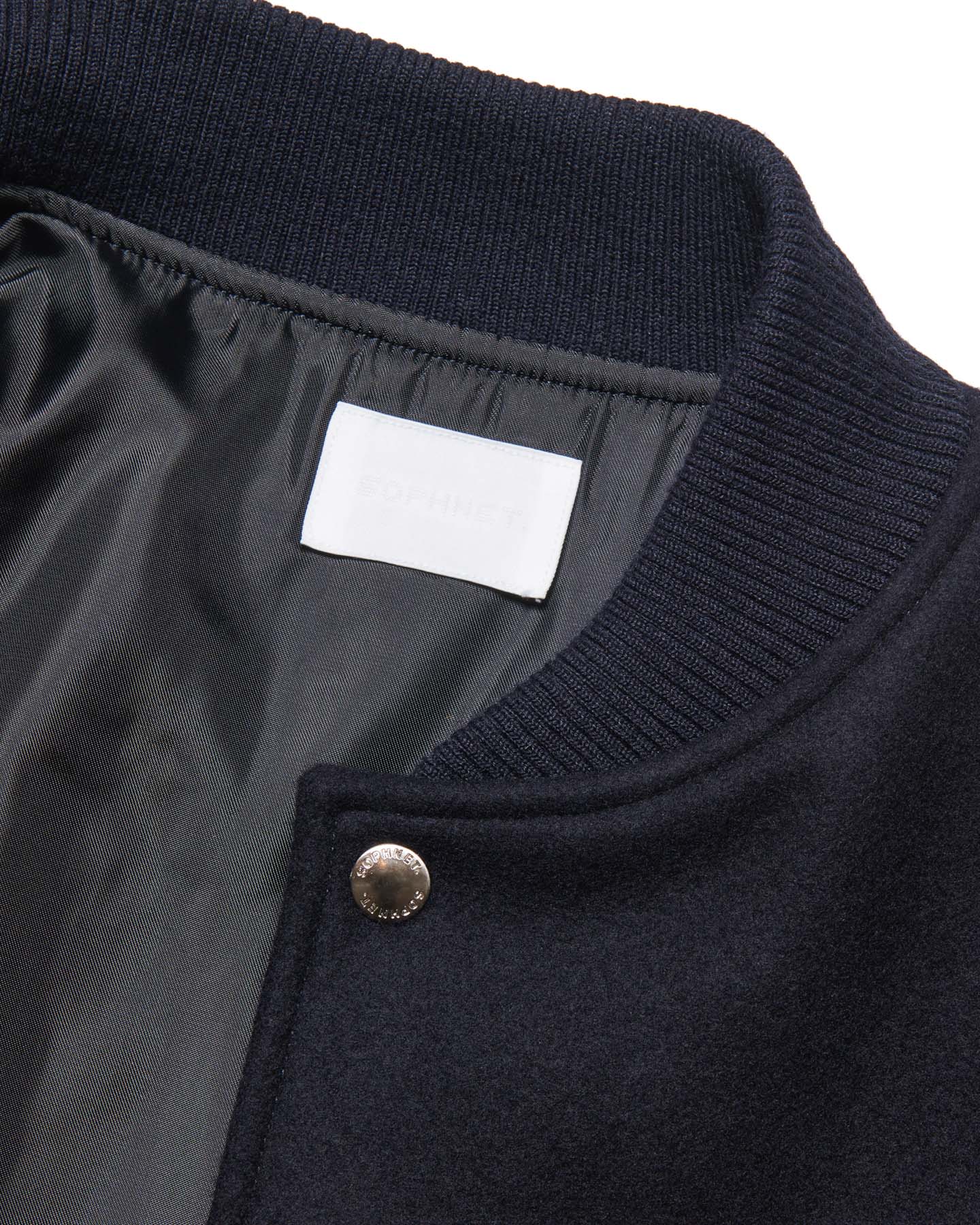 SOPH. | MELTON LAMBSWOOL VARSITY JACKET(2 (M) NAVY):