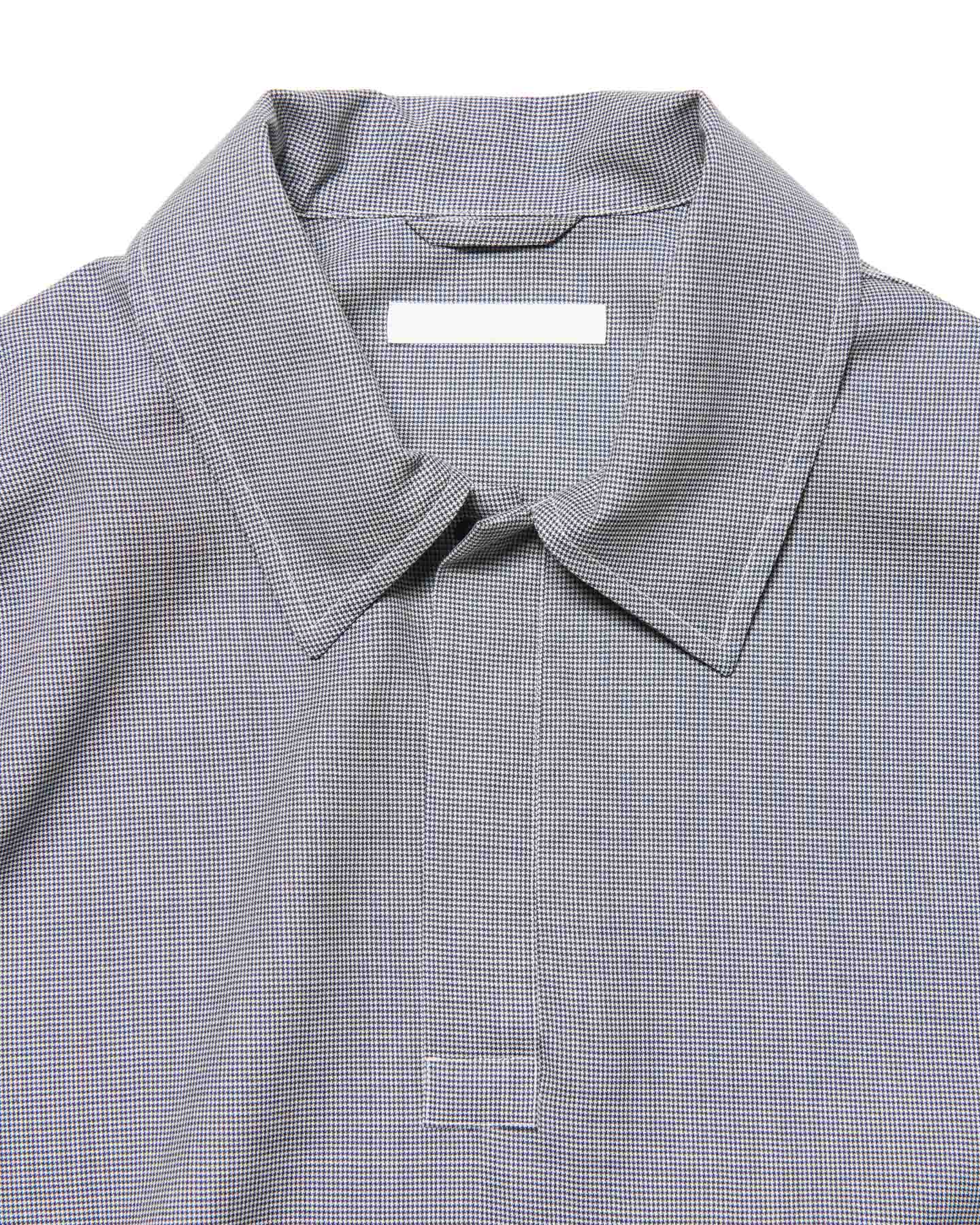 SOPH. | WASHABLE SUMMER WOOL POLO SHIRT(2 (M) A(HOUNDSTOOTH)):