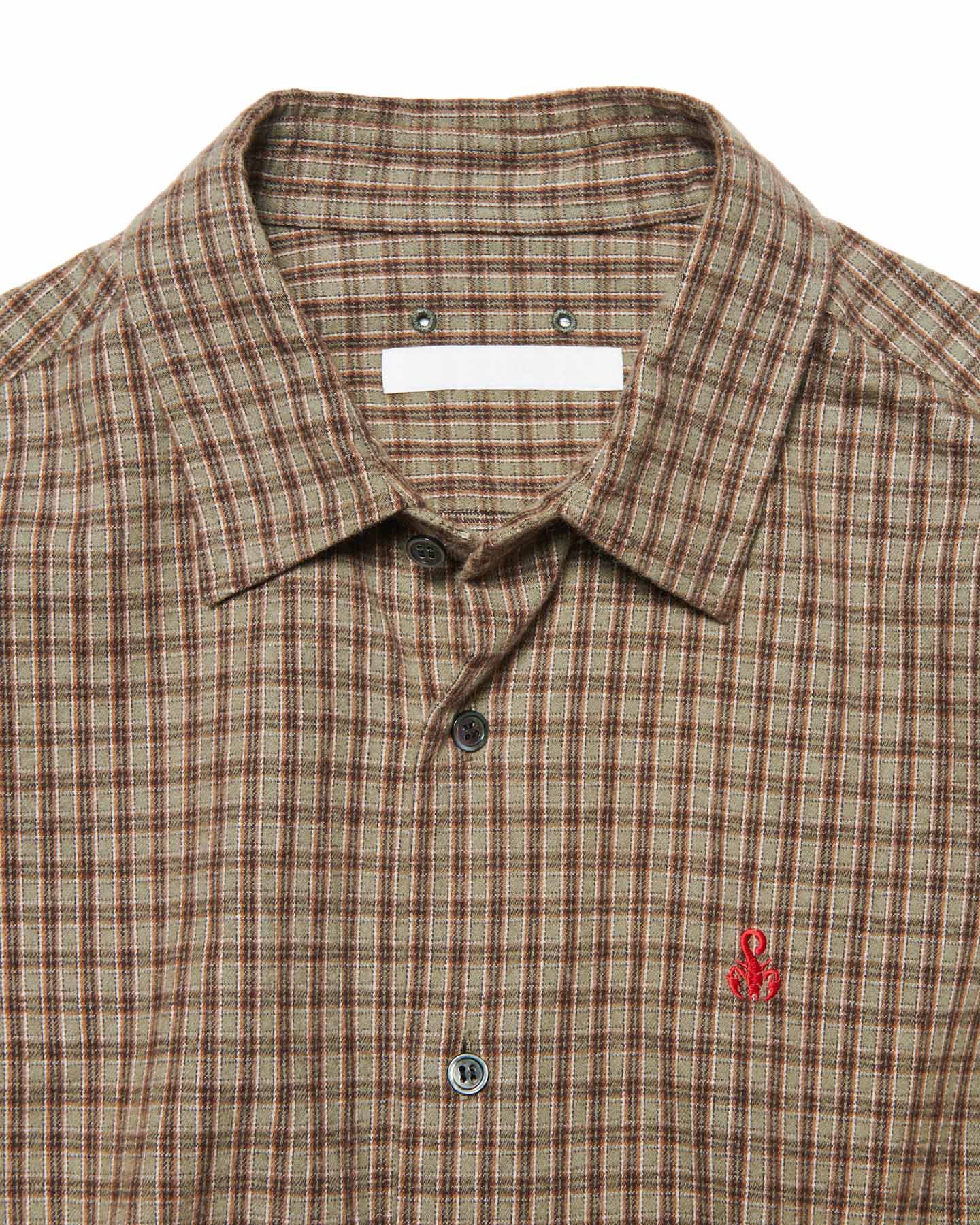 SOPH. | COTTON FLANNEL RELAX-FIT SHIRT(2 (M) SAGE):