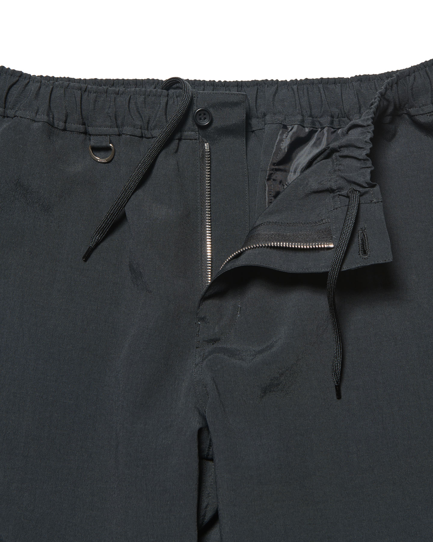 SOPH. | HOLLOW TUSSAH TAPERED EASY PANTS(2 (M) BLACK):