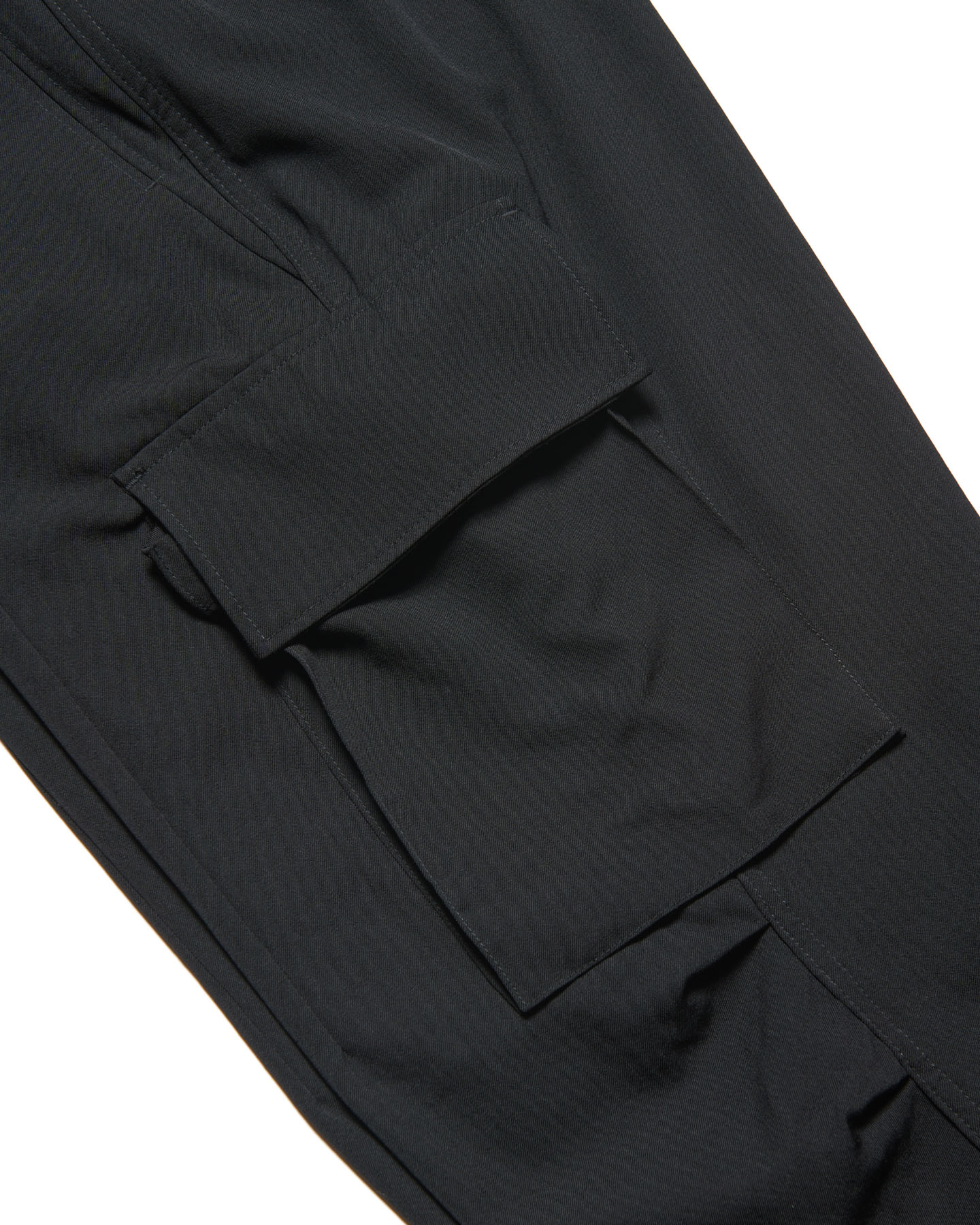 SOPH. | WASHER WOOL MILITARY CARGO PANTS(2 (M) BLACK):