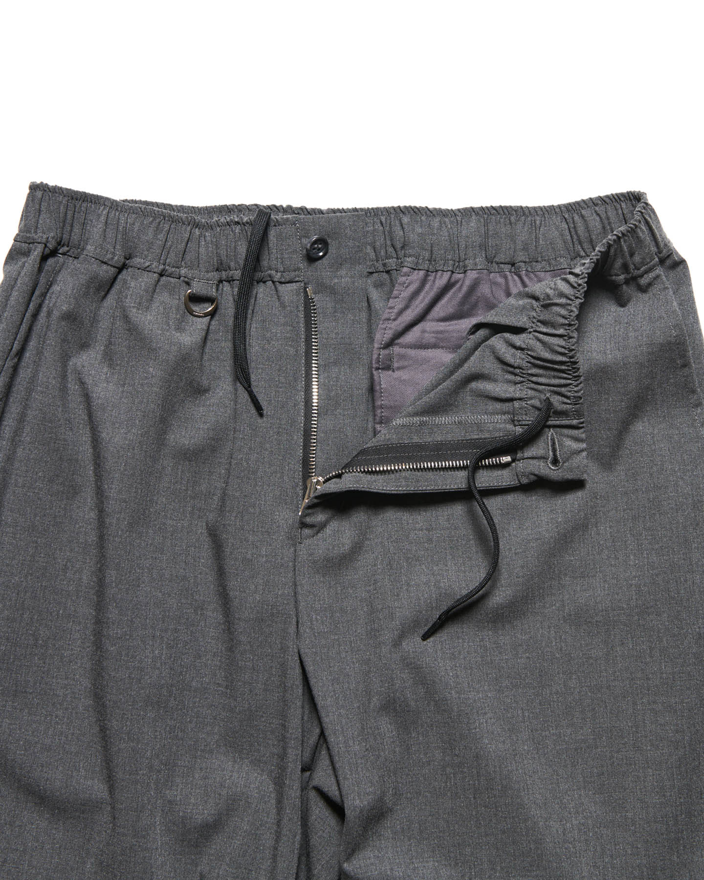 SOPH. | 2WAY STRETCH TAPERED EASY PANTS(2 (M) CHARCOAL GRAY):