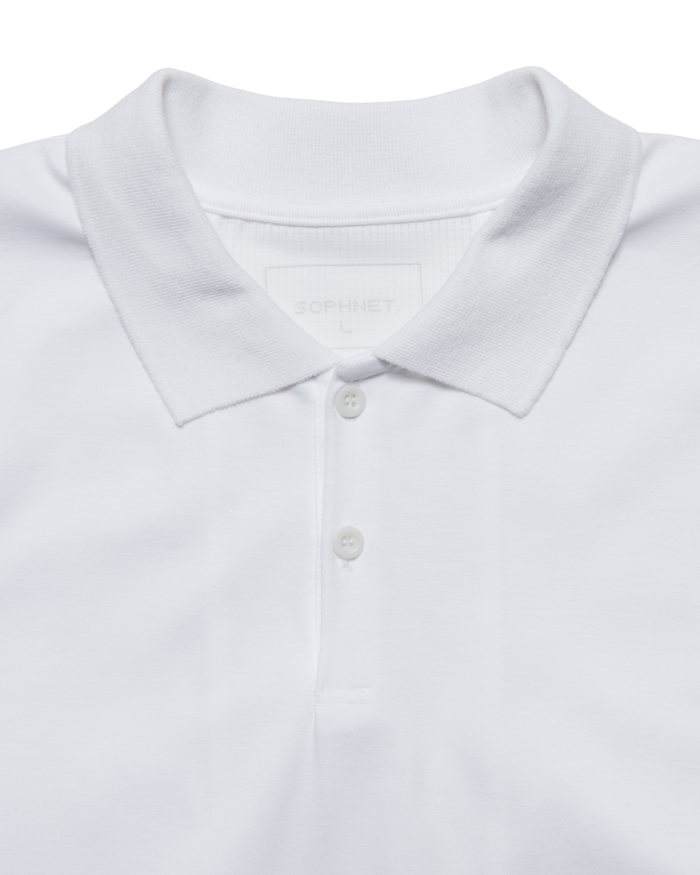 SOPH. | SUPIMA COTTON S/S POLO SHIRT(3 (L) WHITE):