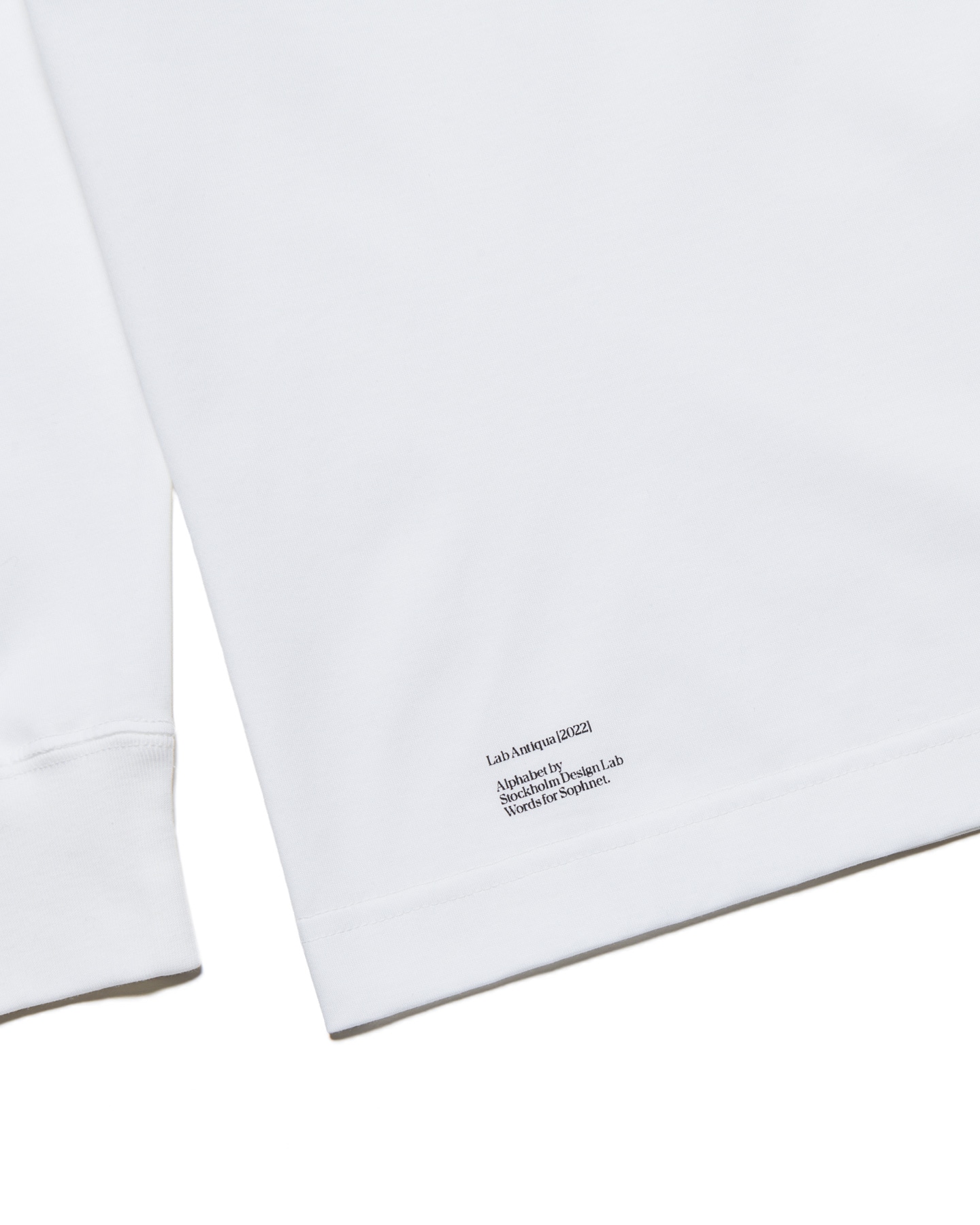 SOPH. | STOCKHOLM. L/S TEE(2 (M) WHITE):