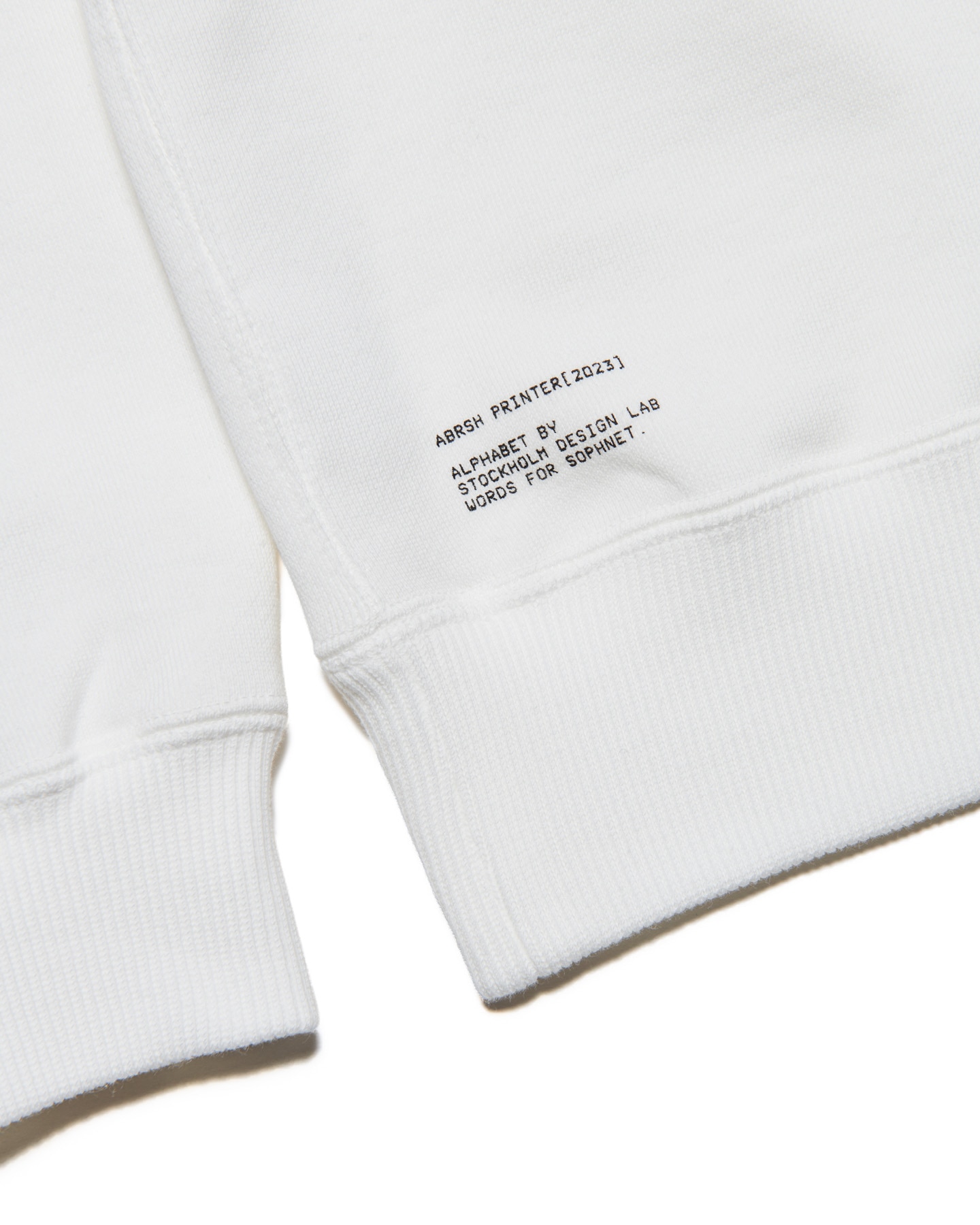 SOPH. | WISDOM. SWEATSHIRT(2 (M) WHITE):