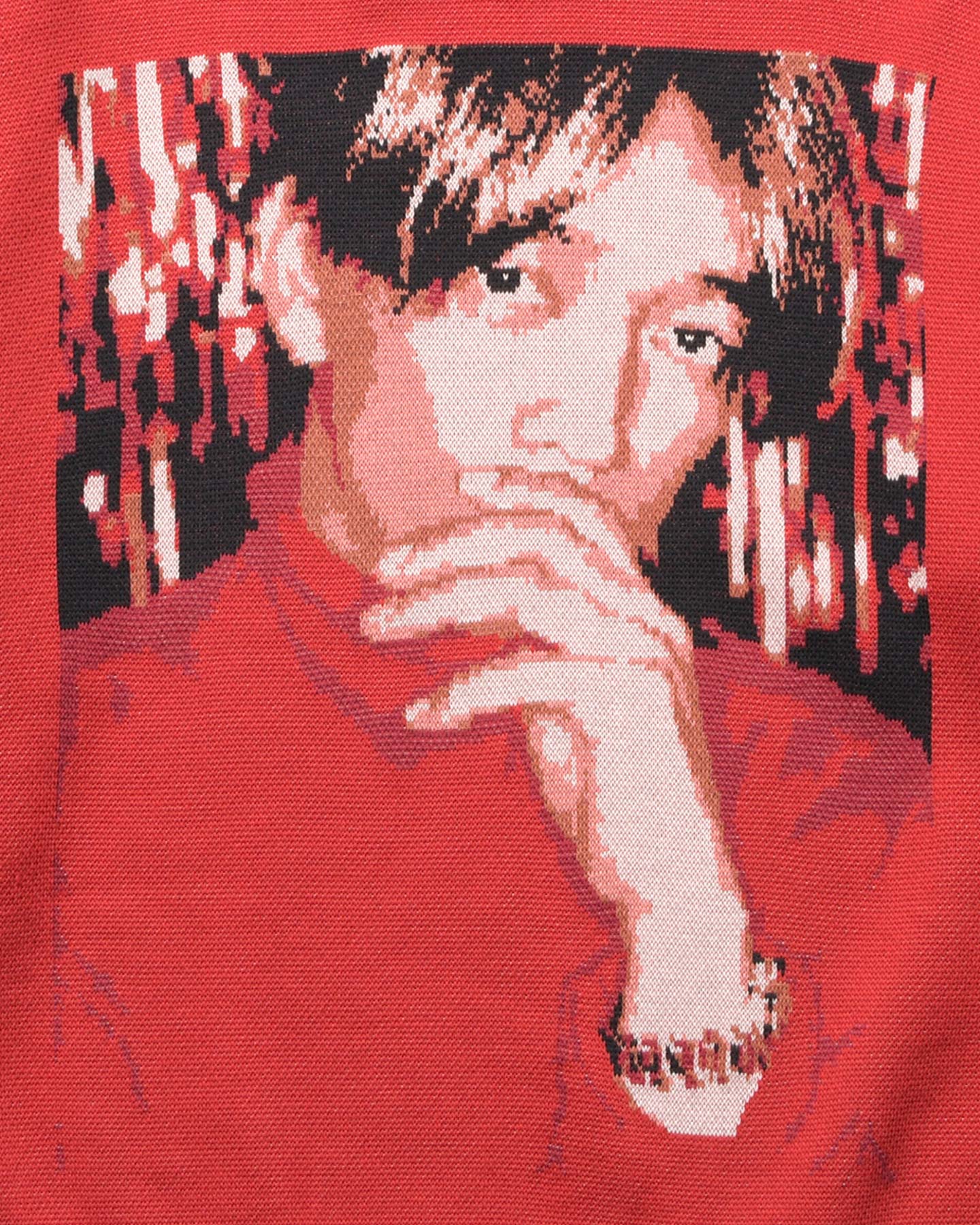 SOPH. | KAZUNALI TAJIMA: JACQUARD KNIT(2 (M) RED):