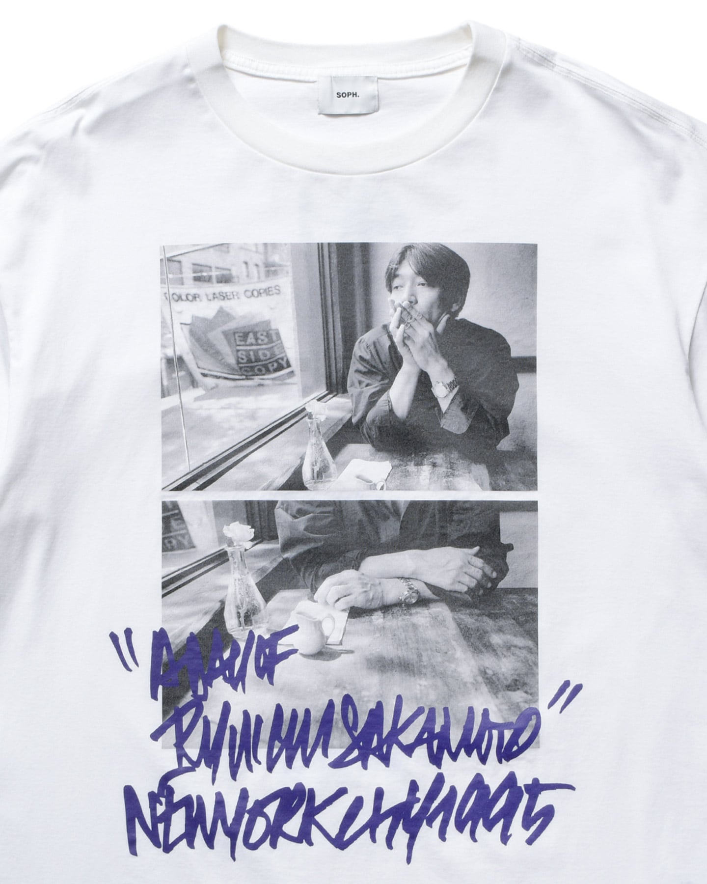 SOPH. | KAZUNALI TAJIMA: S/S TEE (CAFE)(2 (M) WHITE):