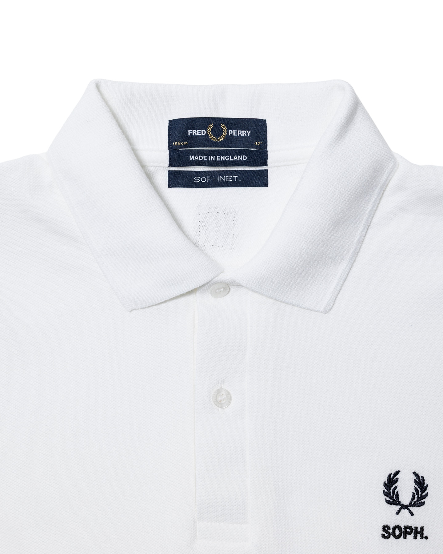 SOPH. | FRED PERRY M3 POLO SHIRT(2 (M) WHITE):