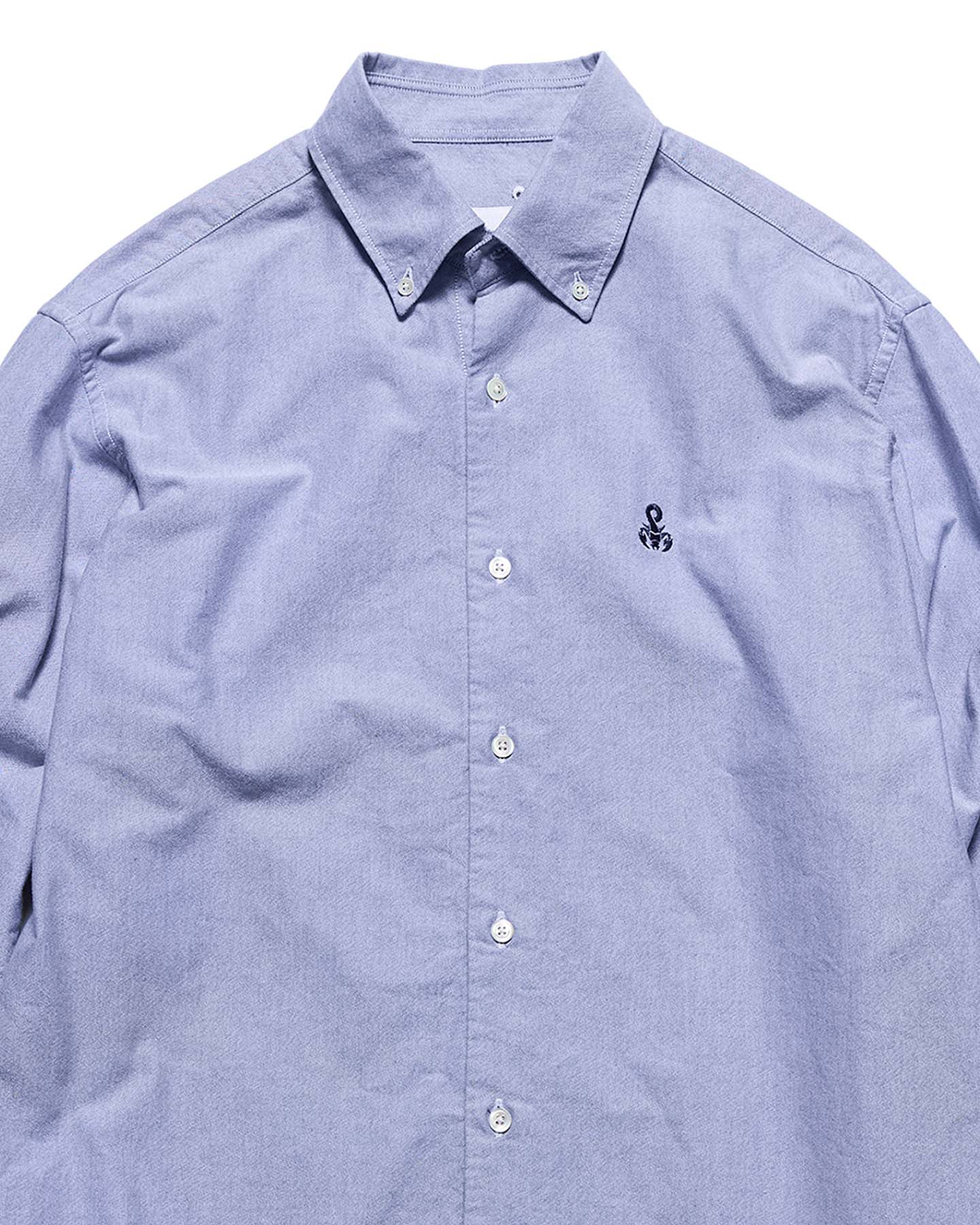 SOPH. | CHECK PANELED B.D SHIRT(2 (M) NAVY):