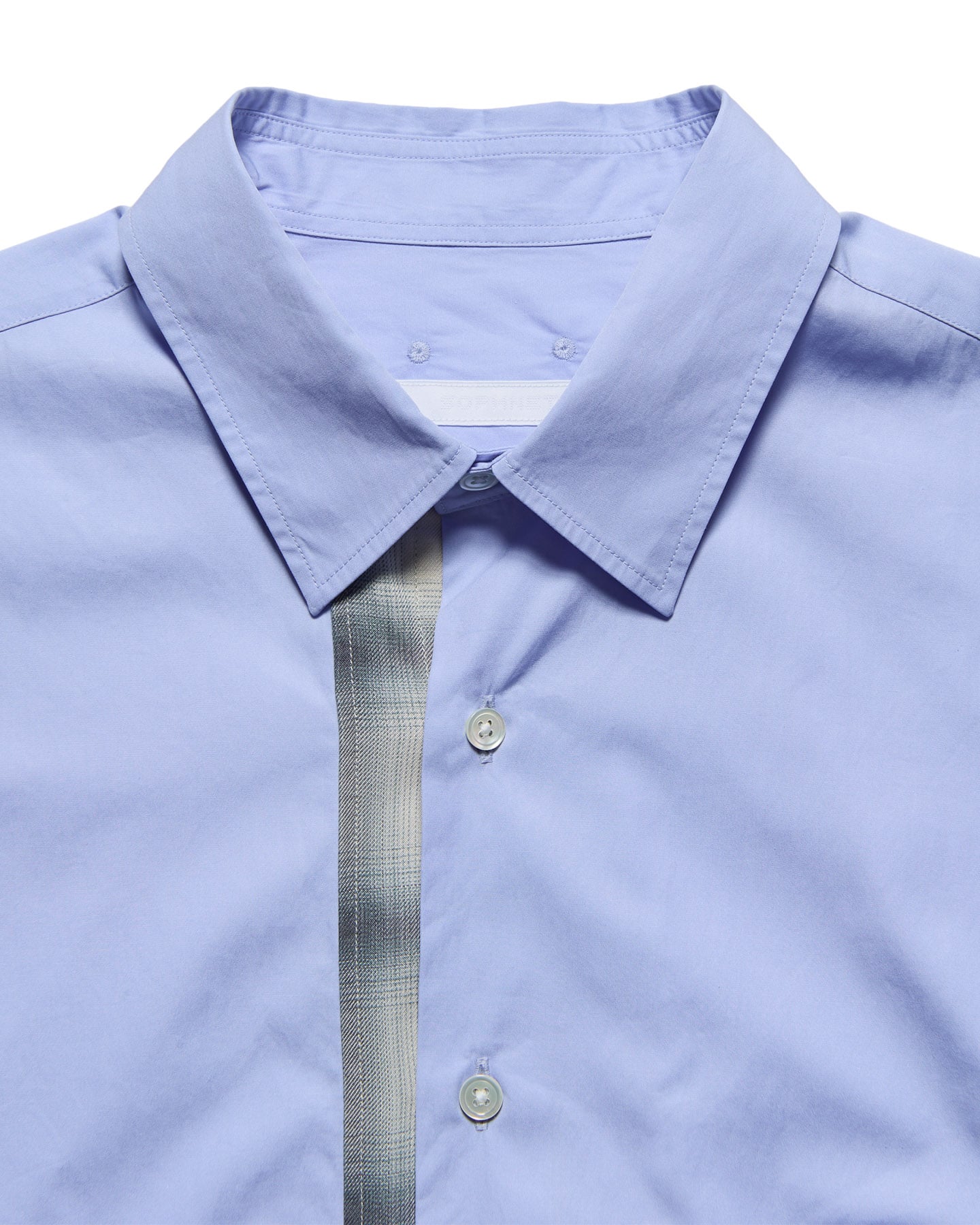 SOPH. | SUVIN GIZA SWITCHING RELAX-FIT SHIRT(2 (M) BLUE):