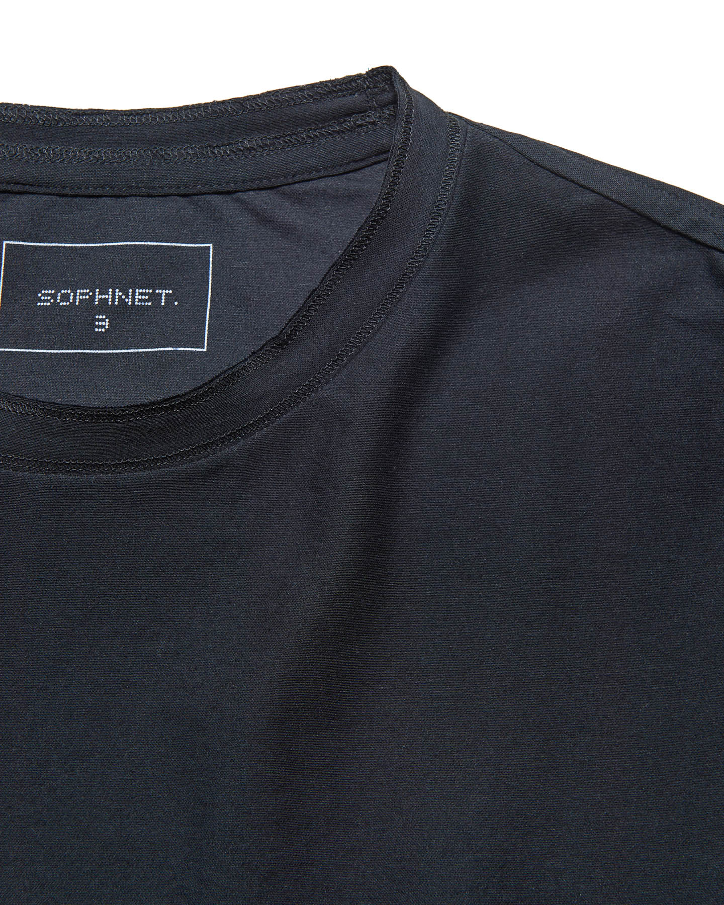 SOPH. | DOUBLE LOCK STITCH L/S TEE(2 (M) BLACK):