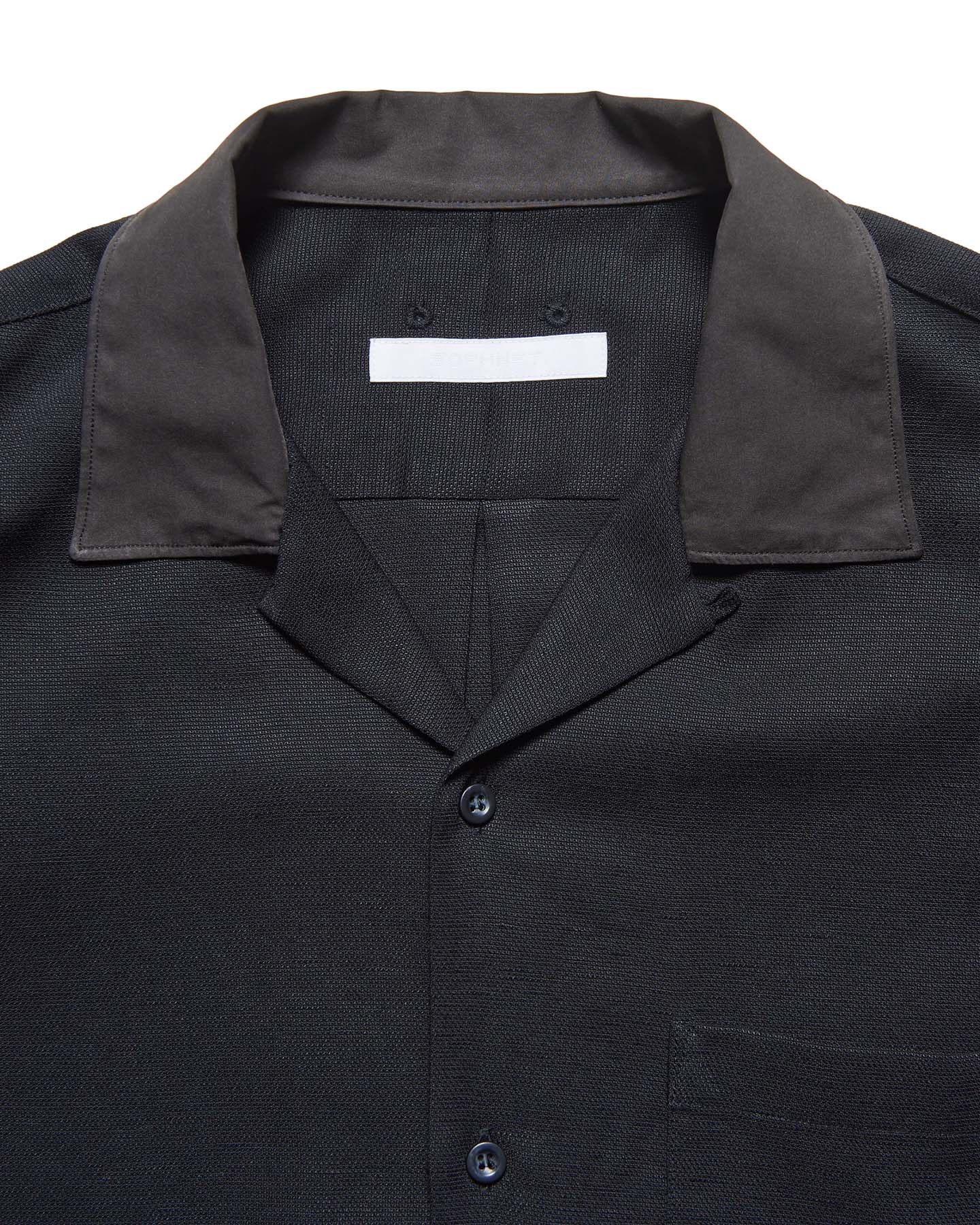 SOPH. | LINEN MESH S/S SHIRT(2 (M) BLACK):