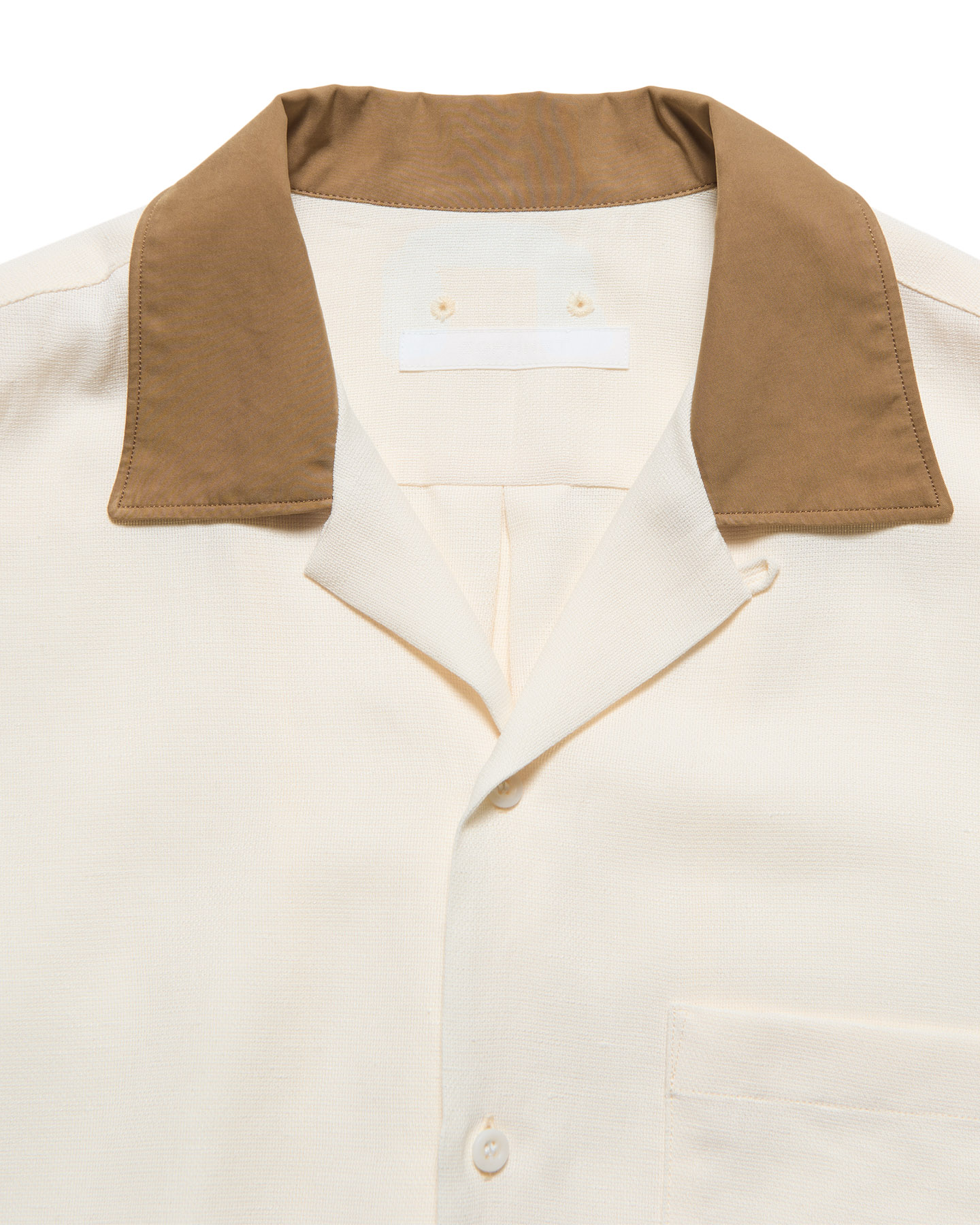 SOPH. | LINEN MESH S/S SHIRT(2 (M) OFF WHITE):