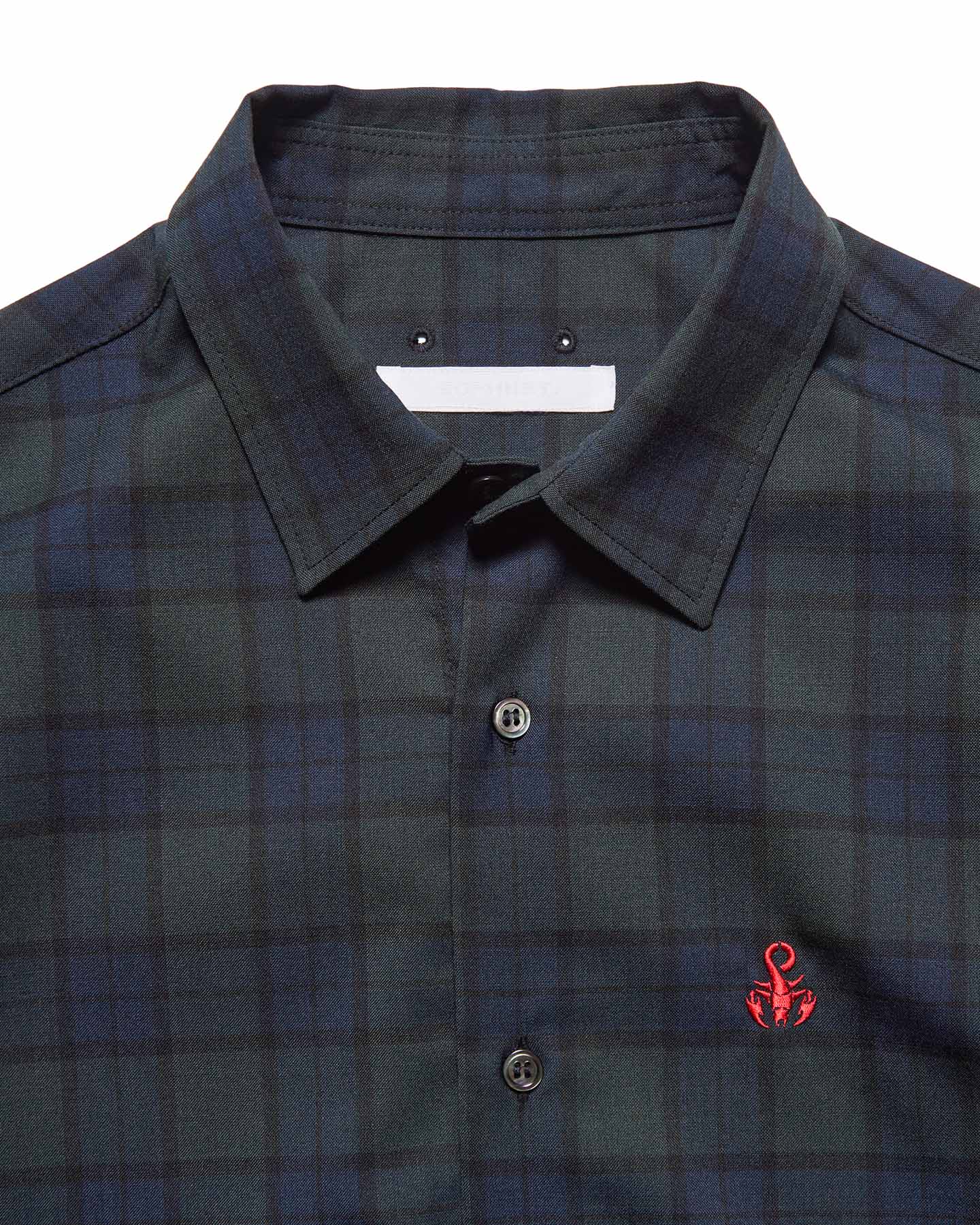 SOPH. | TROPICAL CHECK RELAX-FIT SHIRT(2 (M) A (BLACK WATCH)):