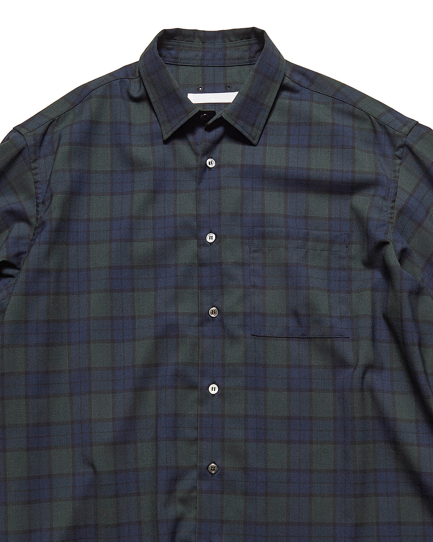 SOPH. | TROPICAL CHECK RELAX-FIT S/S SHIRT(2 (M) A (BLACK WATCH)):