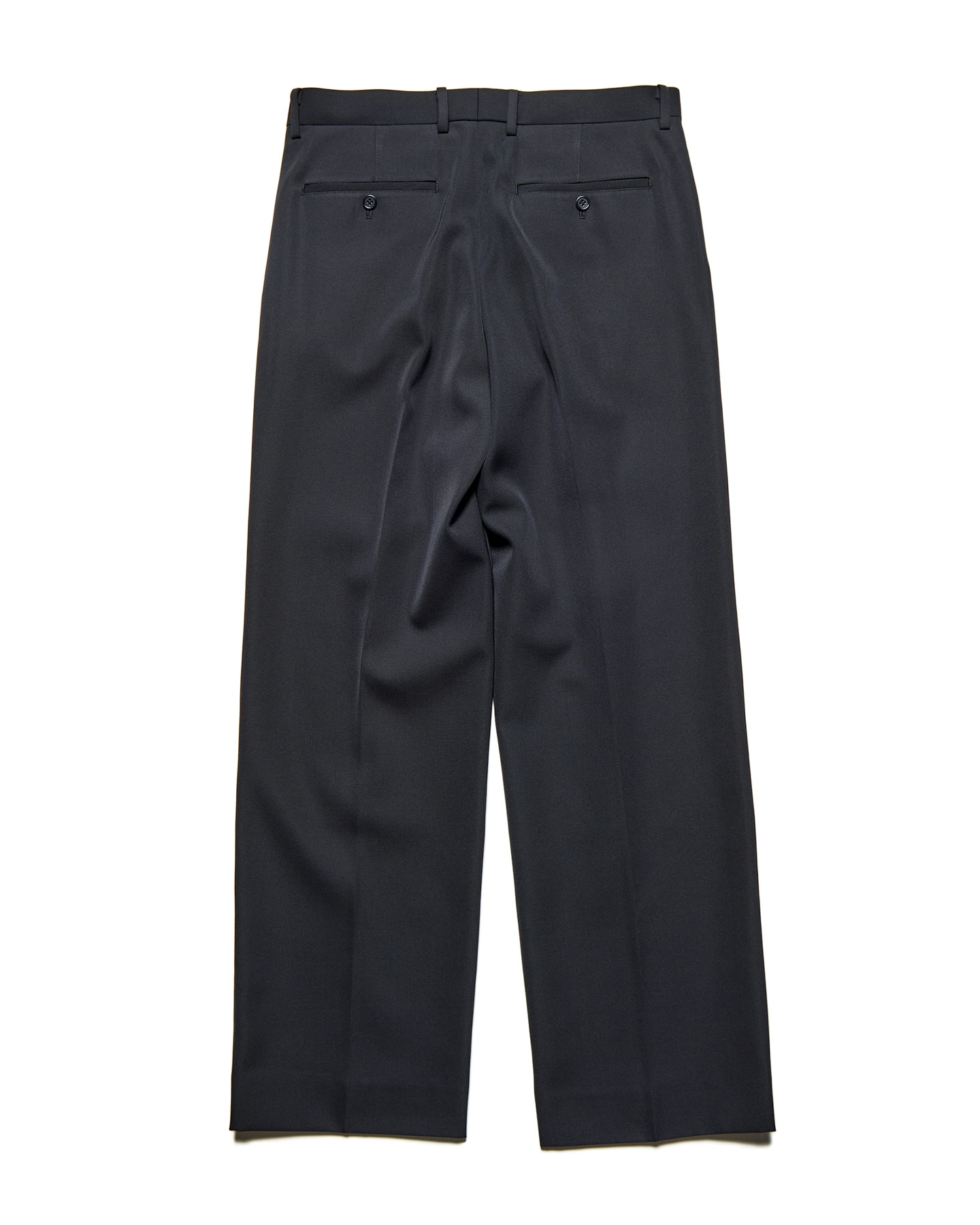 SOPH. | DOESKIN WOOL TUCK SLACKS(5 (XXL) BLACK):
