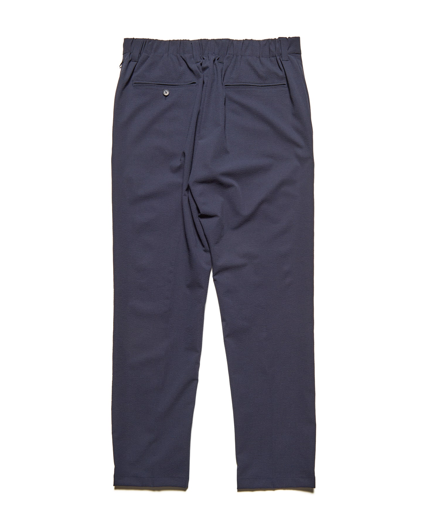 SOPH. | 4WAY STRETCH SHIRRING SLIM-FIT SLACKS(2 (M) NAVY):