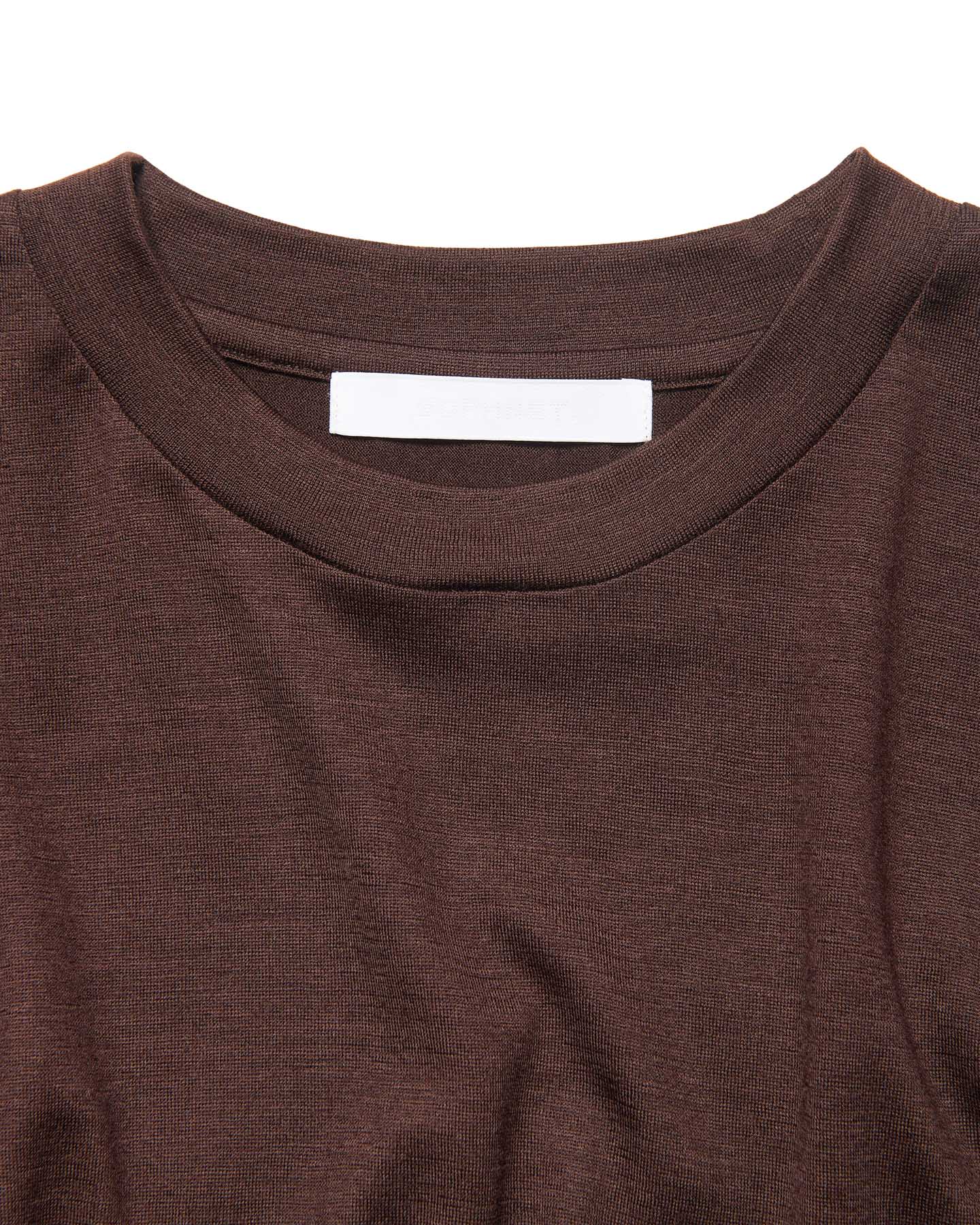 SOPH. | WASHABLE WOOL L/S TOP(2 (M) BROWN):