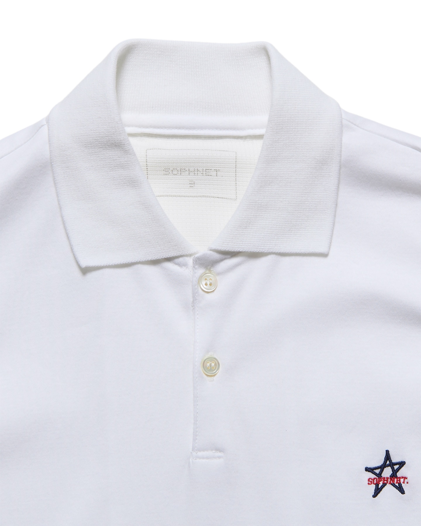 SOPH. | STAR S/S POLO SHIRT(1 (S) WHITE):