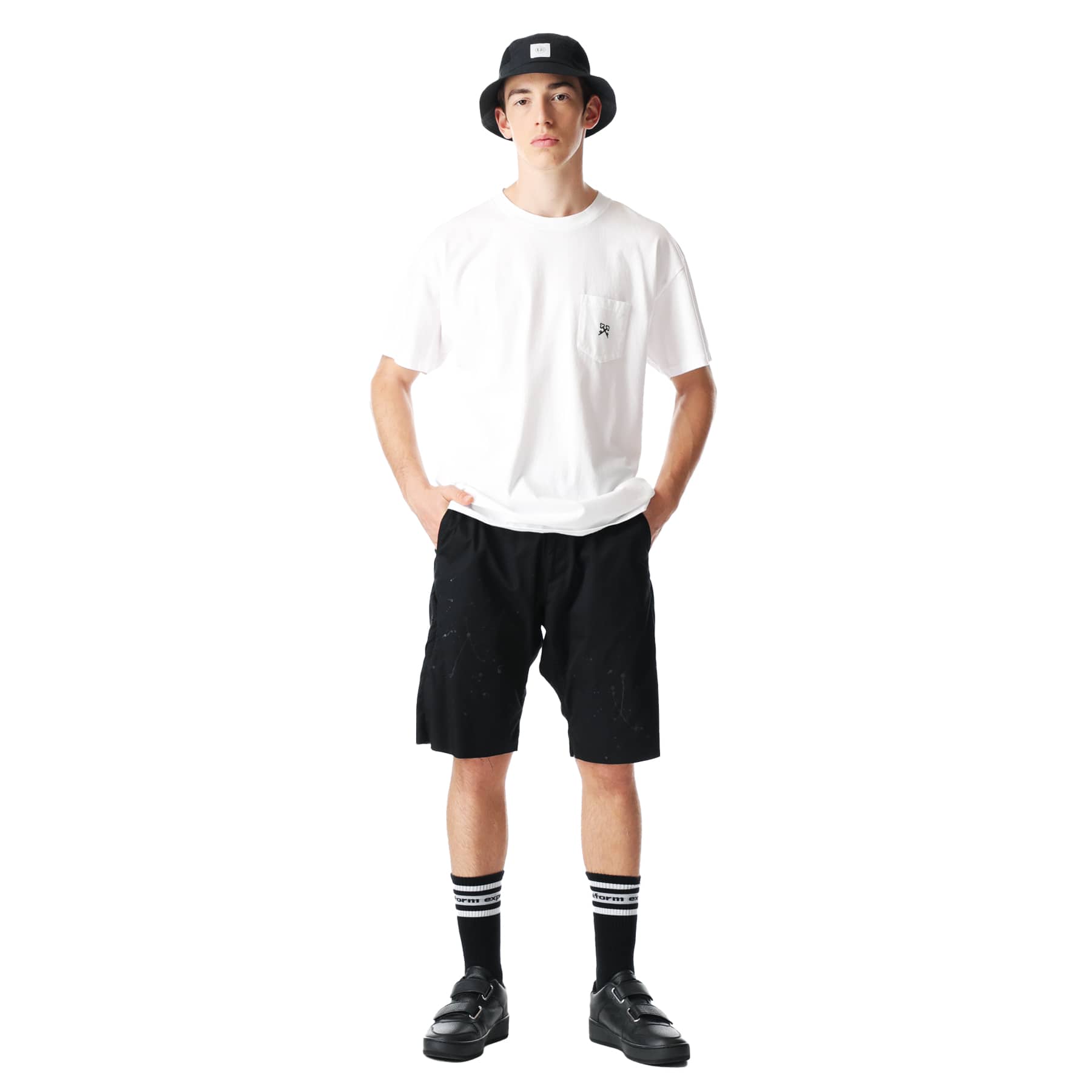 SOPH. | DRIPPING SHORTS(2 BLACK):