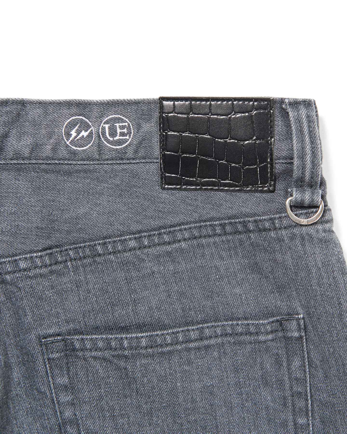 SOPH. | WASHED DENIM WIDE PANTS(2 BLACK):