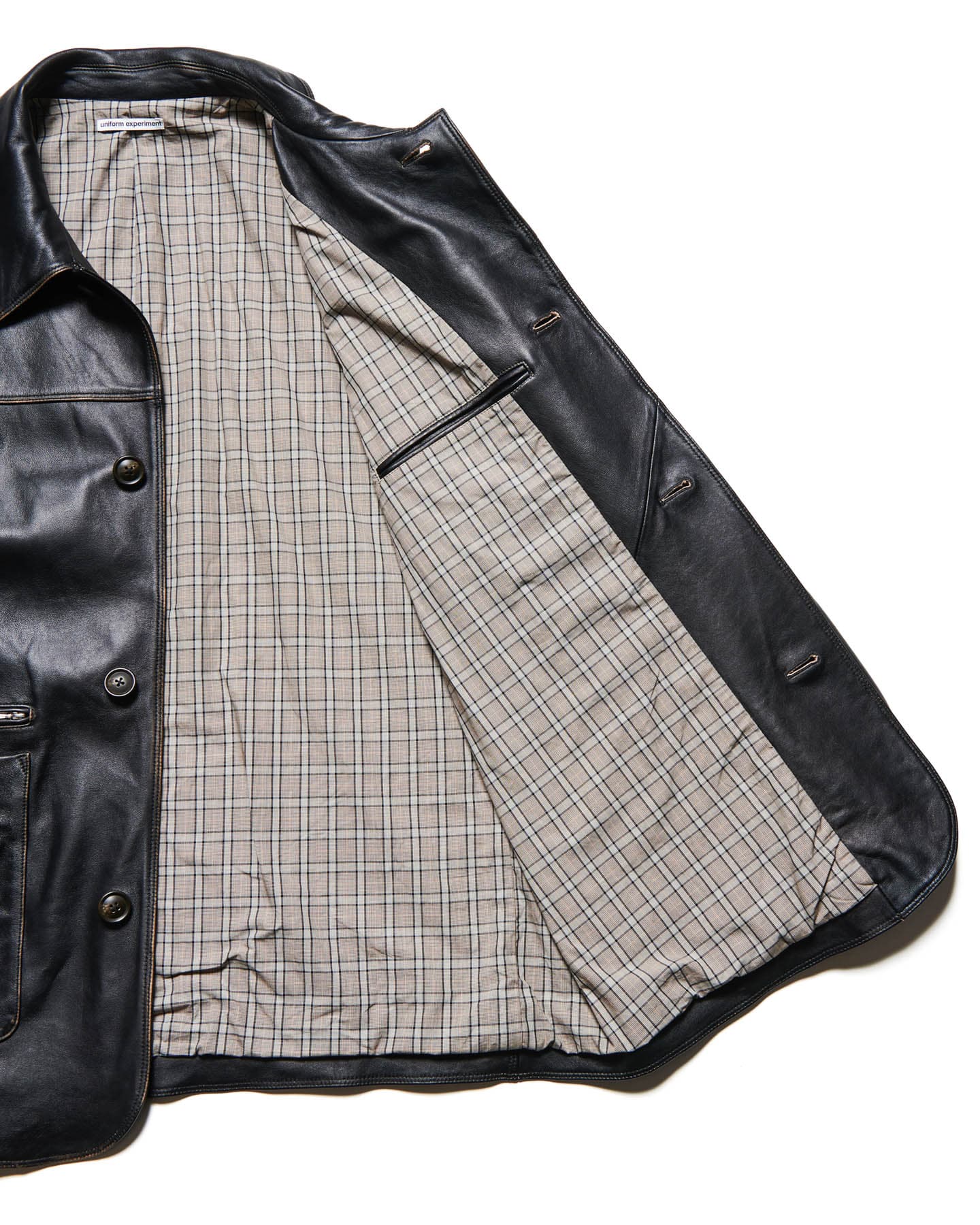 SOPH. | LEATHER CAR COAT(2 (M) BLACK):