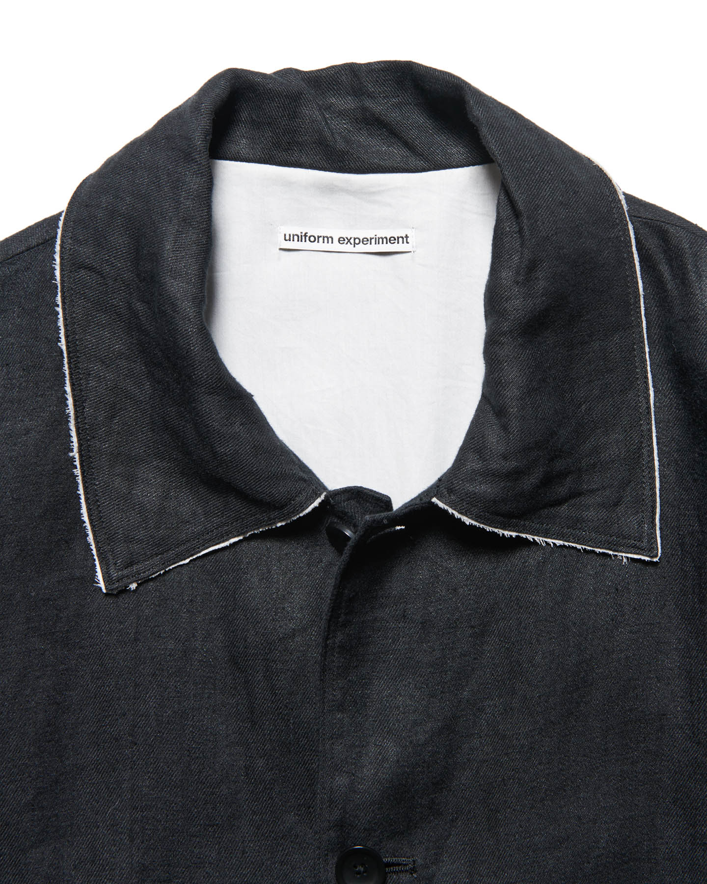 SOPH. | BRUSHED LINEN CUT-OFF JACKET(2 (M) BLACK):