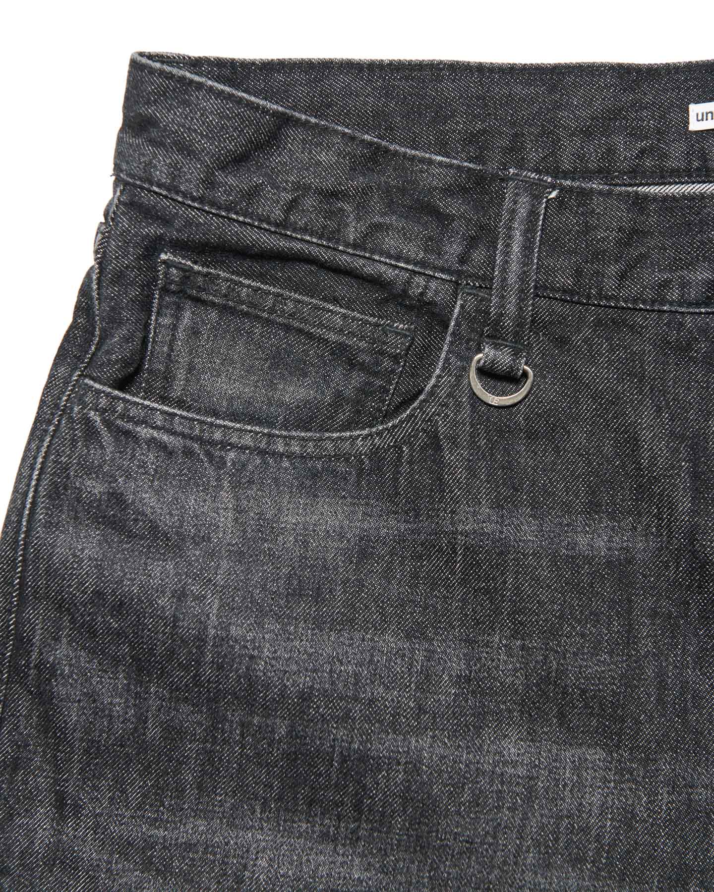 SOPH. | WASHED DENIM BOLD-FIT JEANS(2 (M) BLACK):