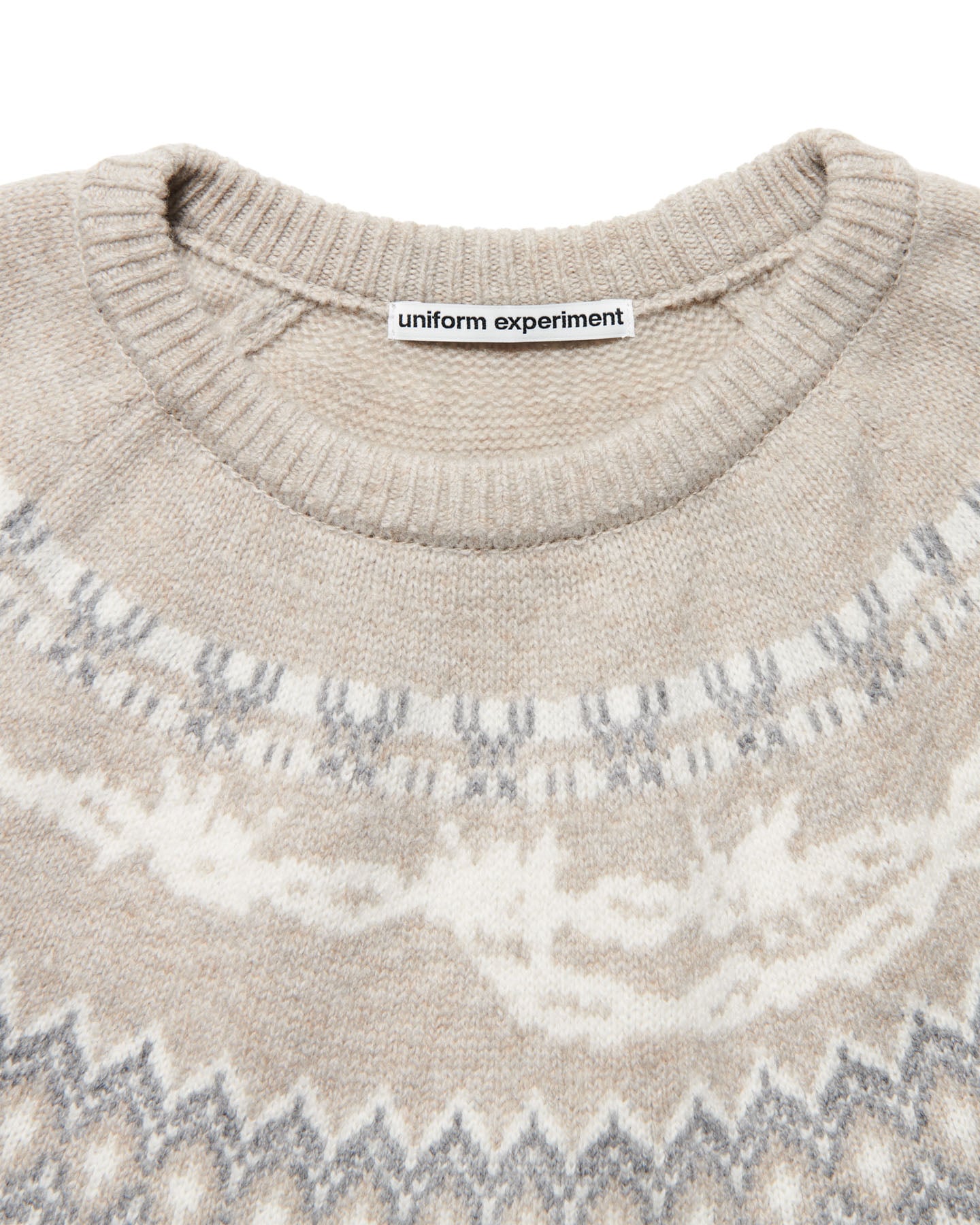 SOPH. | ENTANGLED NORDIC SWEATER(4 (XL) BEIGE):