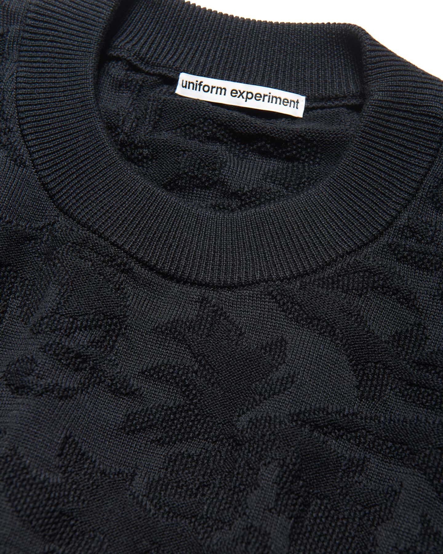 SOPH. | JACQUARD KNIT(2 (M) BLACK):
