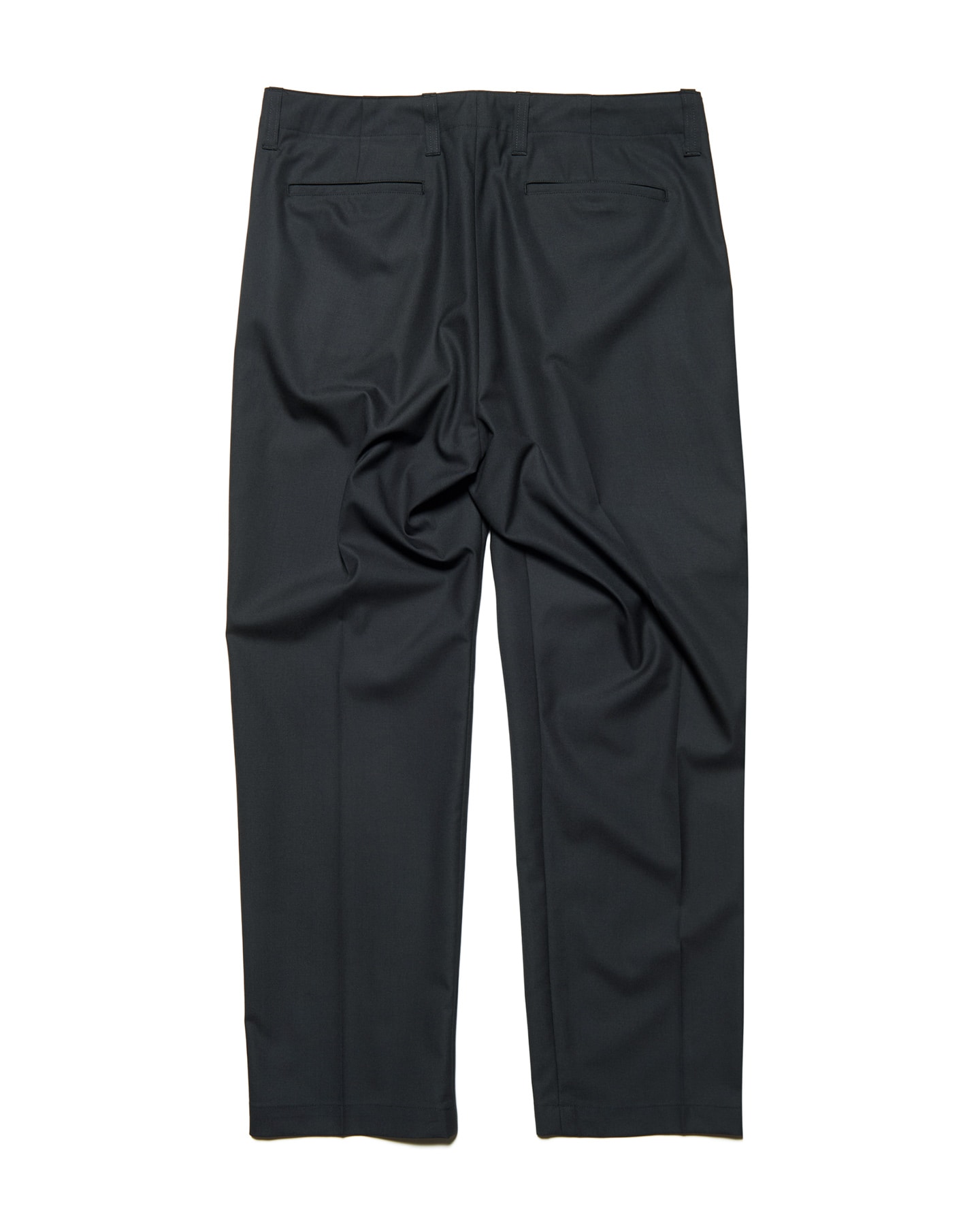 SOPH. | STRETCH WOOL SIDE POCKET TAPERED PANTS(5 (XXL) BLACK):
