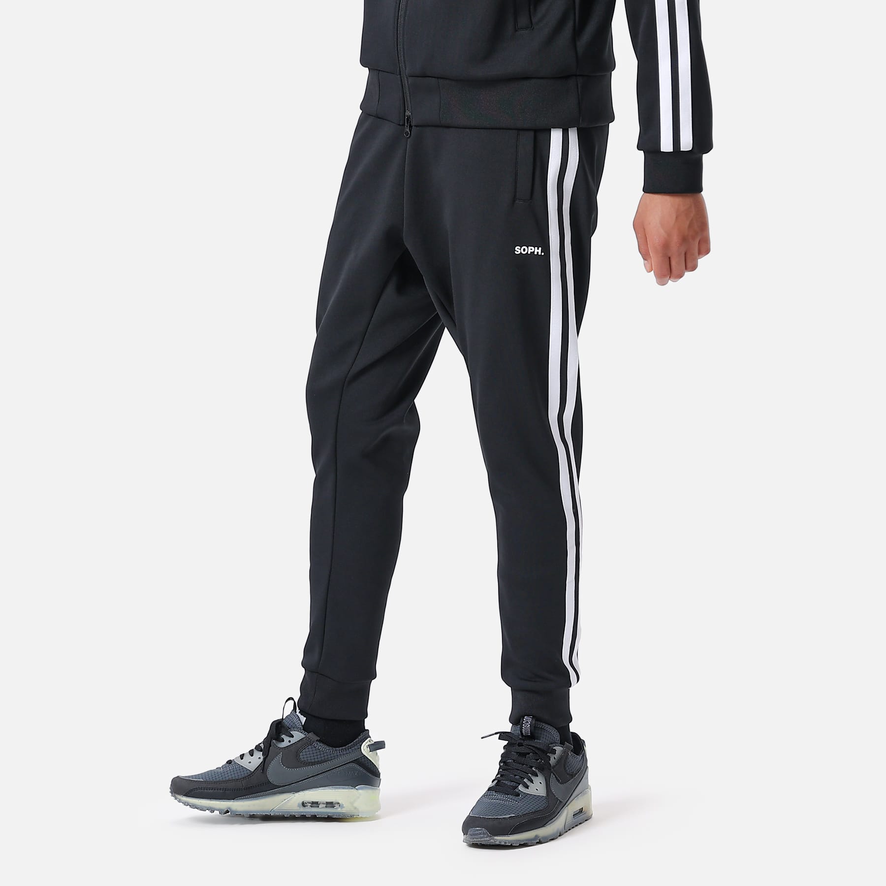 NIKE黒M  fcrb TRAINING TRACK RIBBED PANTS