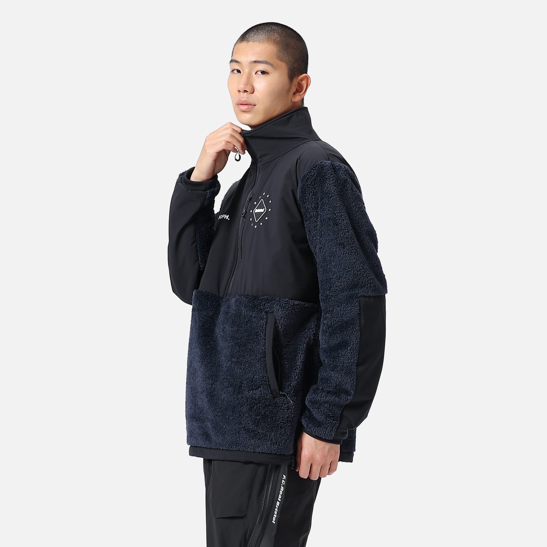 【M】FCRB POLARTEC fleece jacket