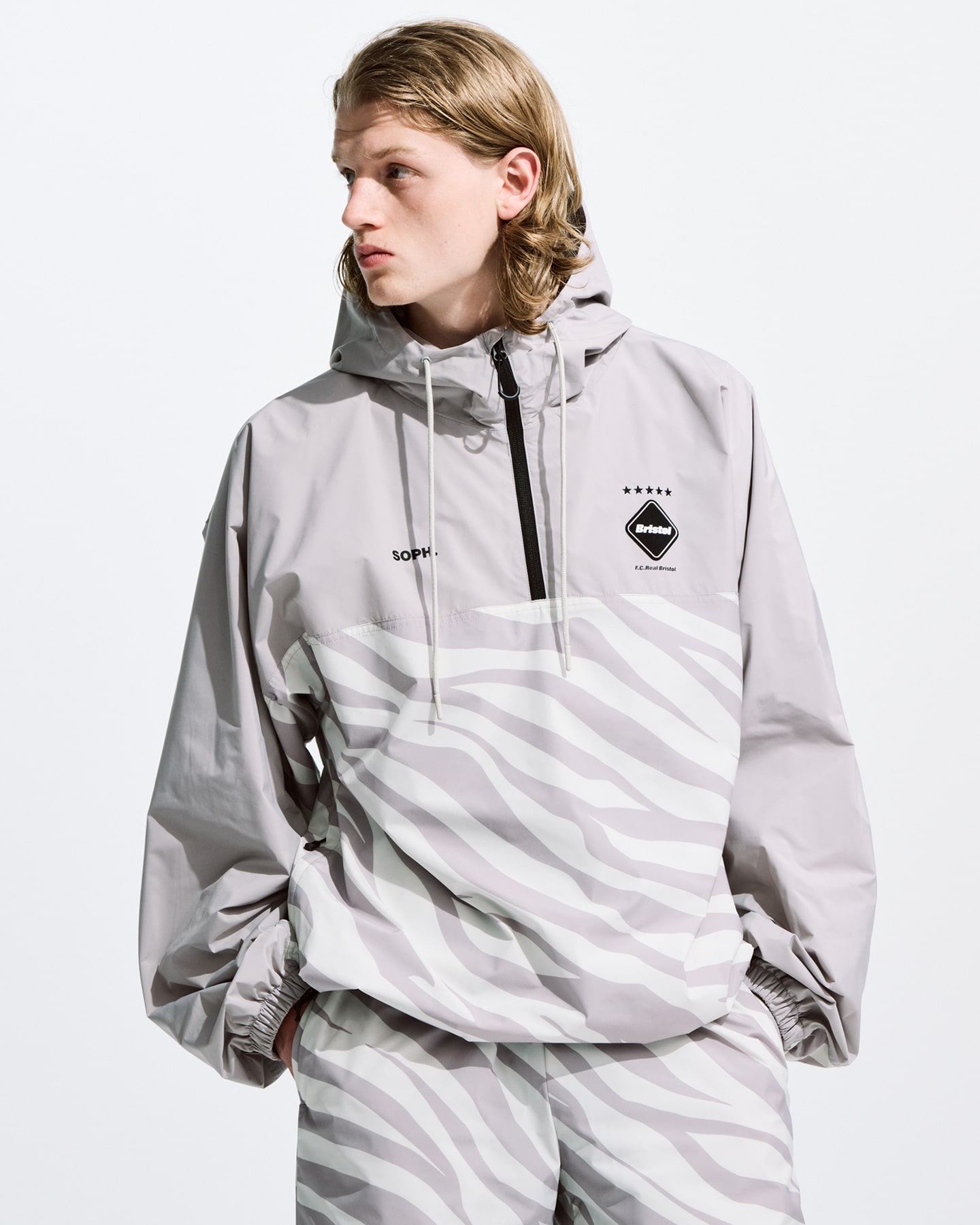 SOPH. | PRACTICE ANORAK(M A (WHITE ZEBRA)):