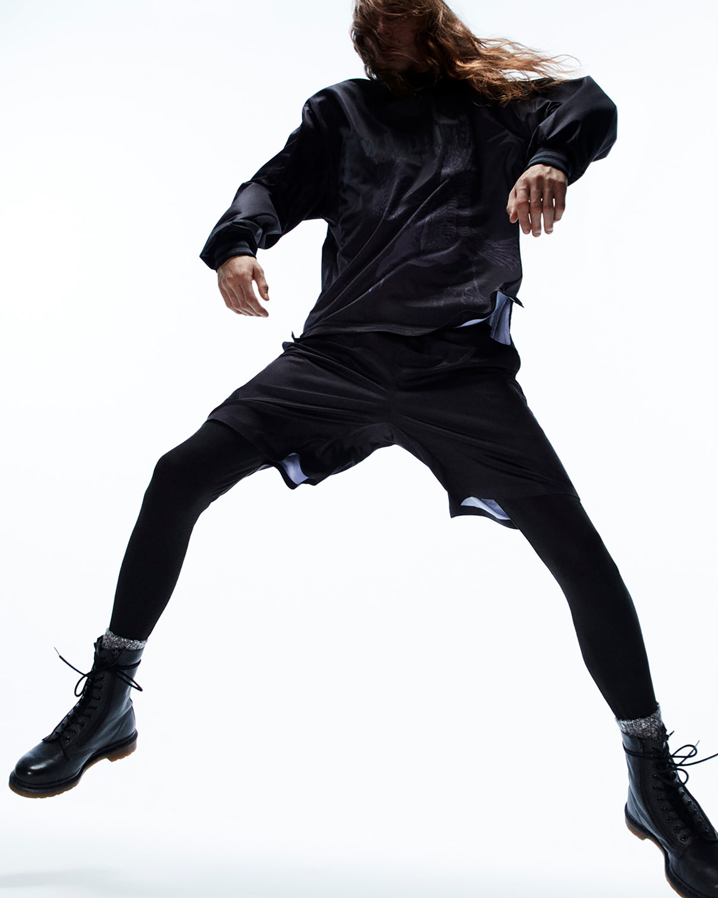 SOPH. | WILDSIDE YOHJI YAMAMOTO L/S OVERSIZED GAME SHIRT(M BLACK):