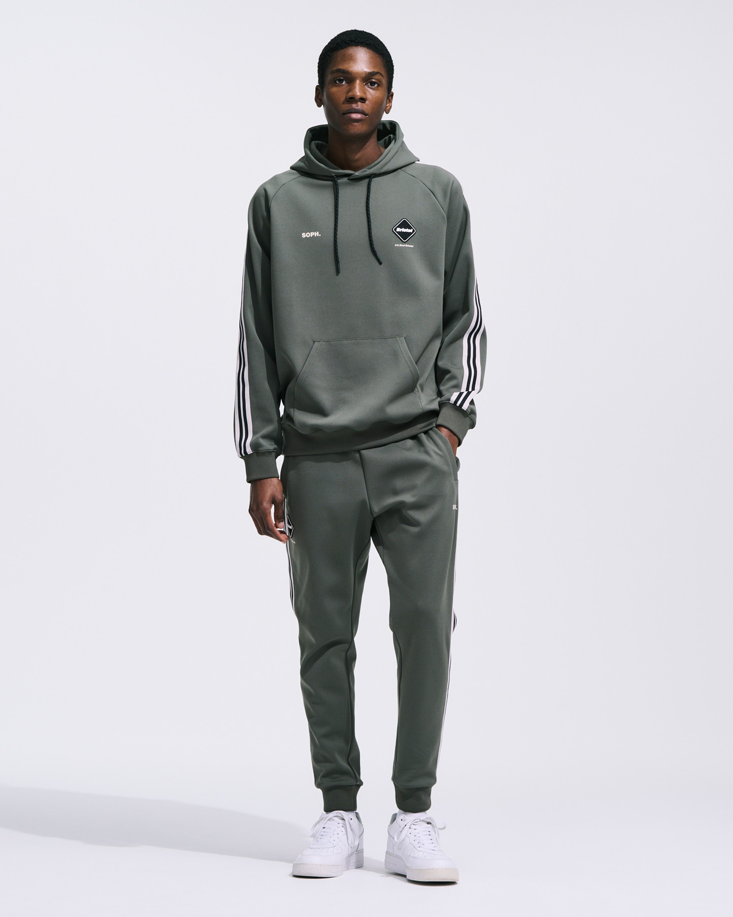 SOPH. | TRAINING TRACK HOODIE(M KHAKI):
