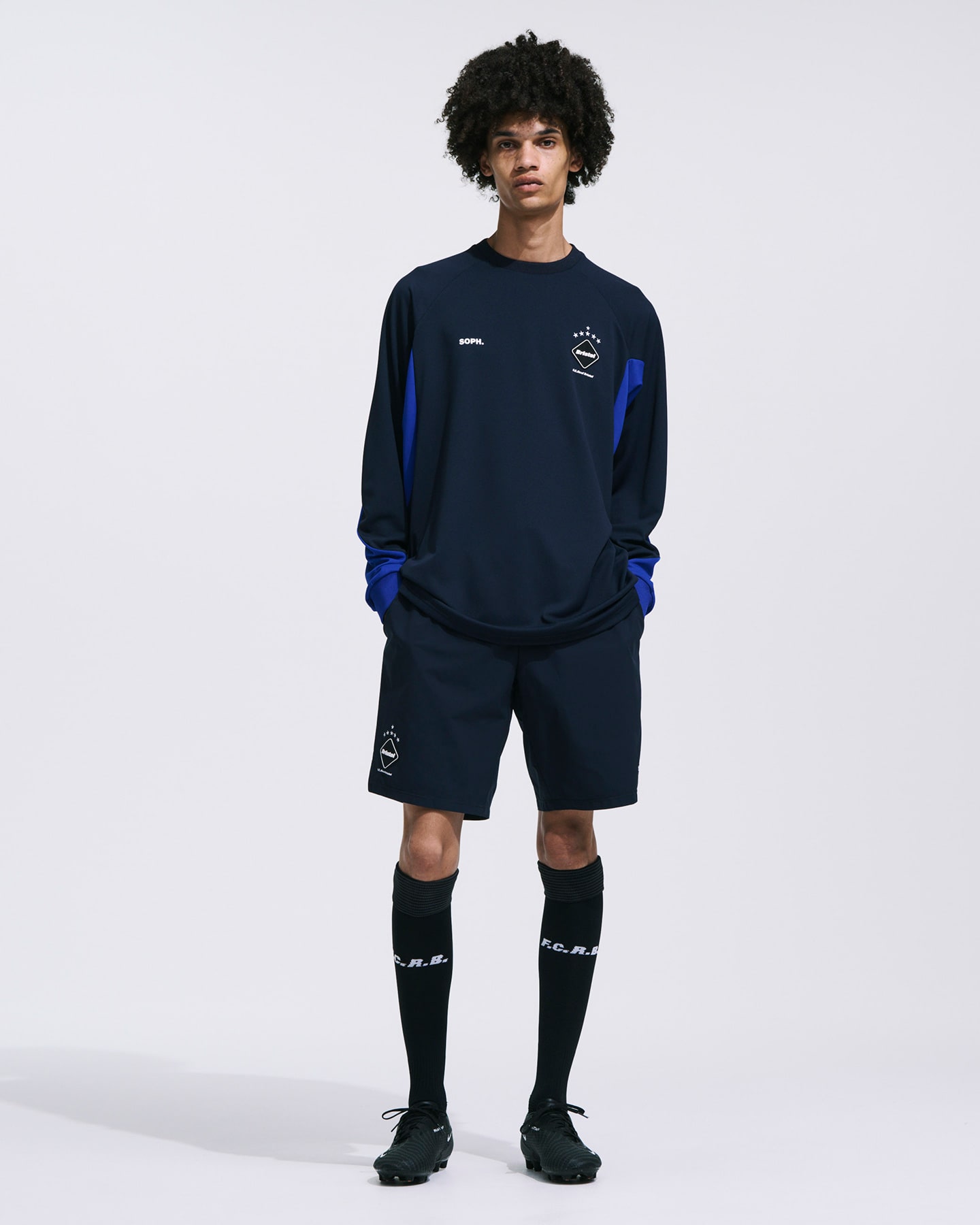 SOPH. | STREAM LINE L/S TOP(M KHAKI):