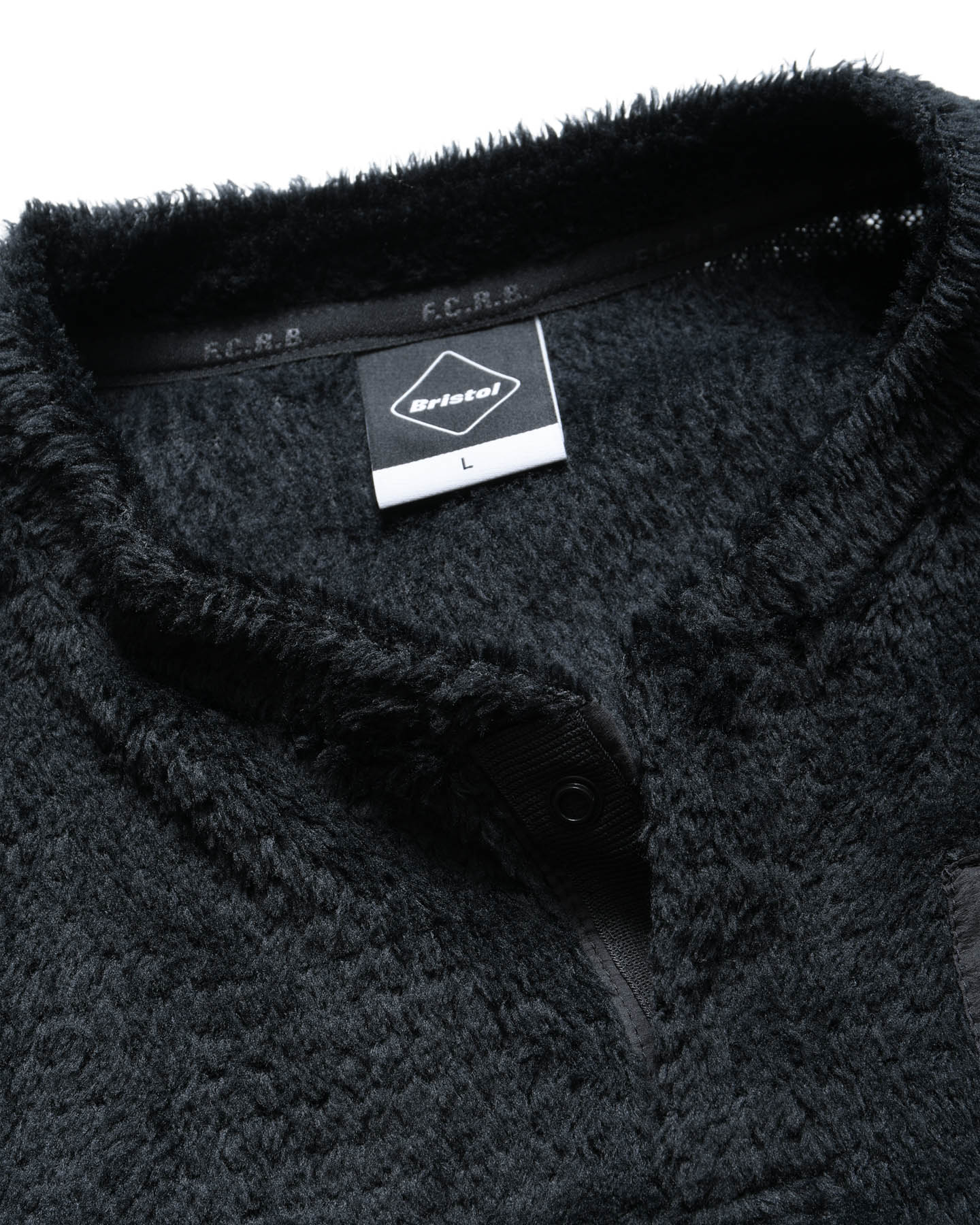SOPH. | HIGH LOFT FLEECE TOP(M BLACK):