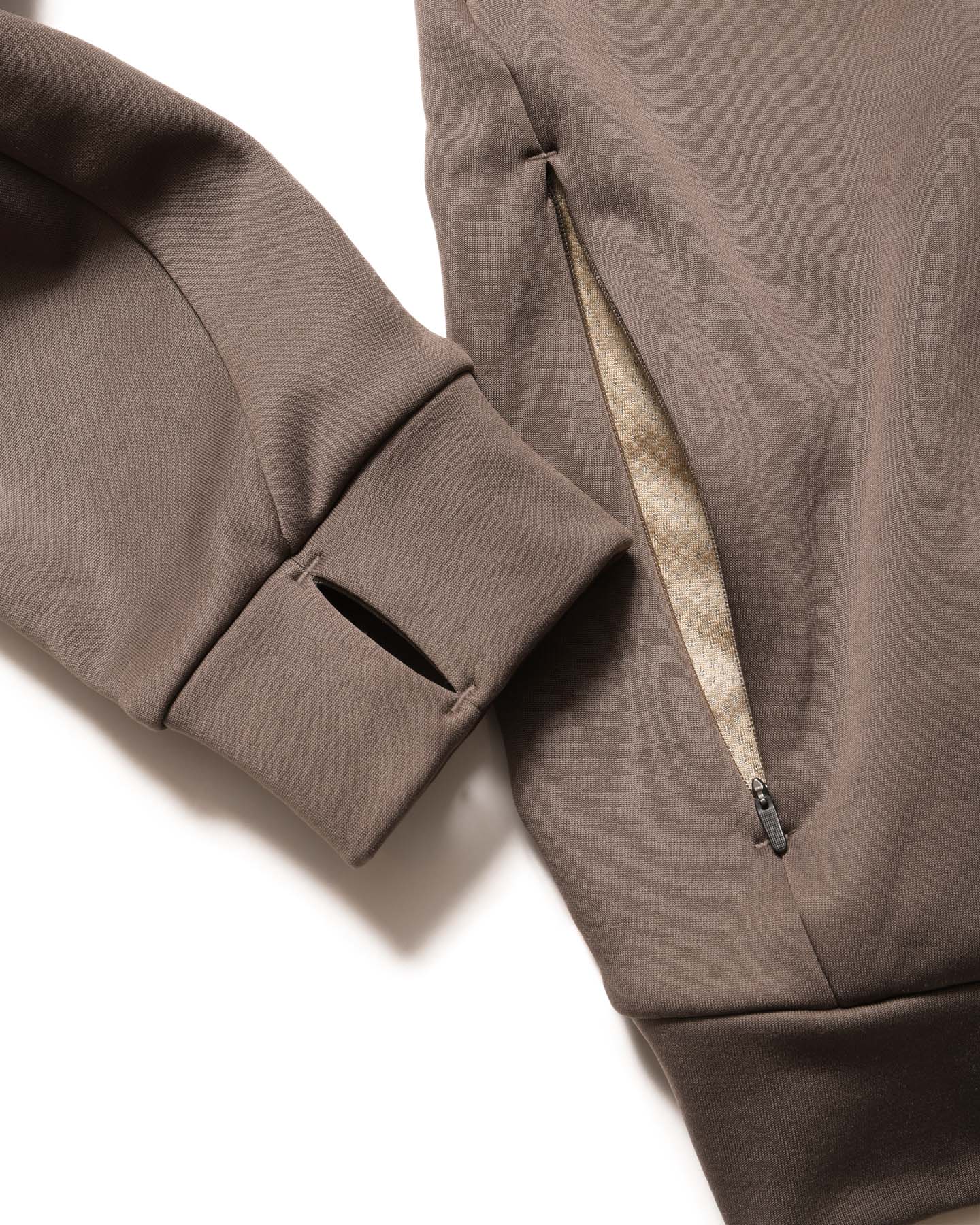 SOPH. | STRETCH FLEECE HOODIE(M MOCHA):