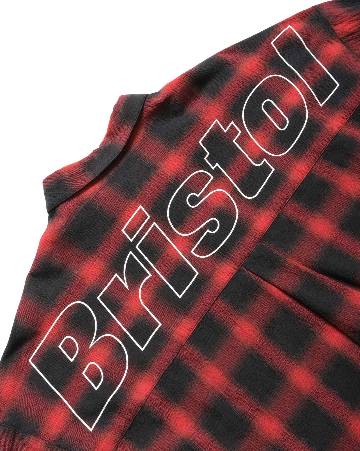SOPH. | BIG LOGO L/S BAGGY SHIRT(M RED):