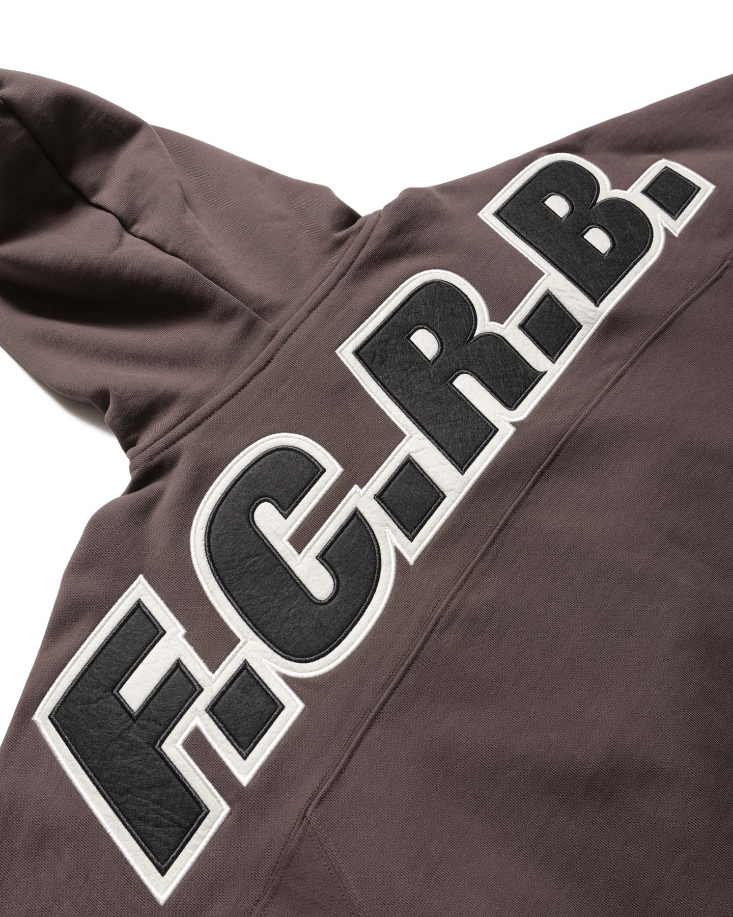 SOPH. | BIG LOGO BAGGY SWEAT HOODIE(M BROWN):
